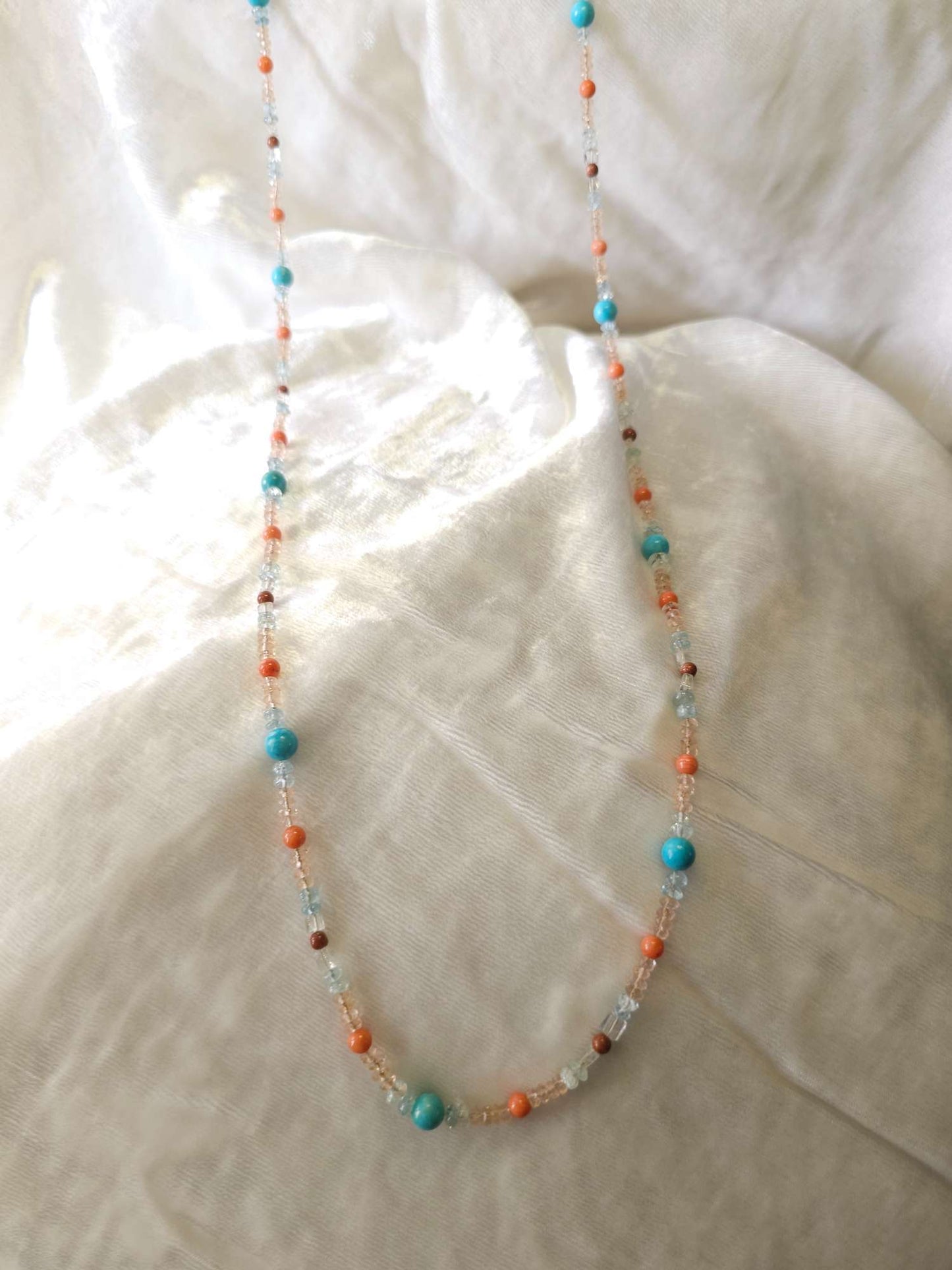 Sunset unisex Bead Necklace