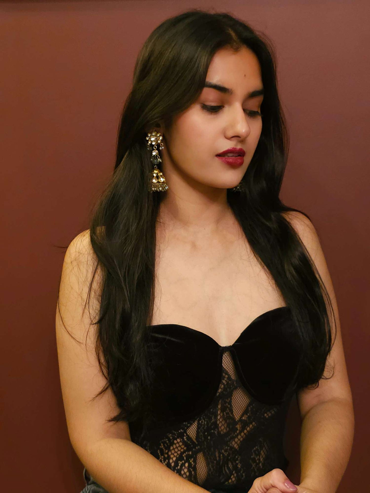 Devi garh jhumka earrings