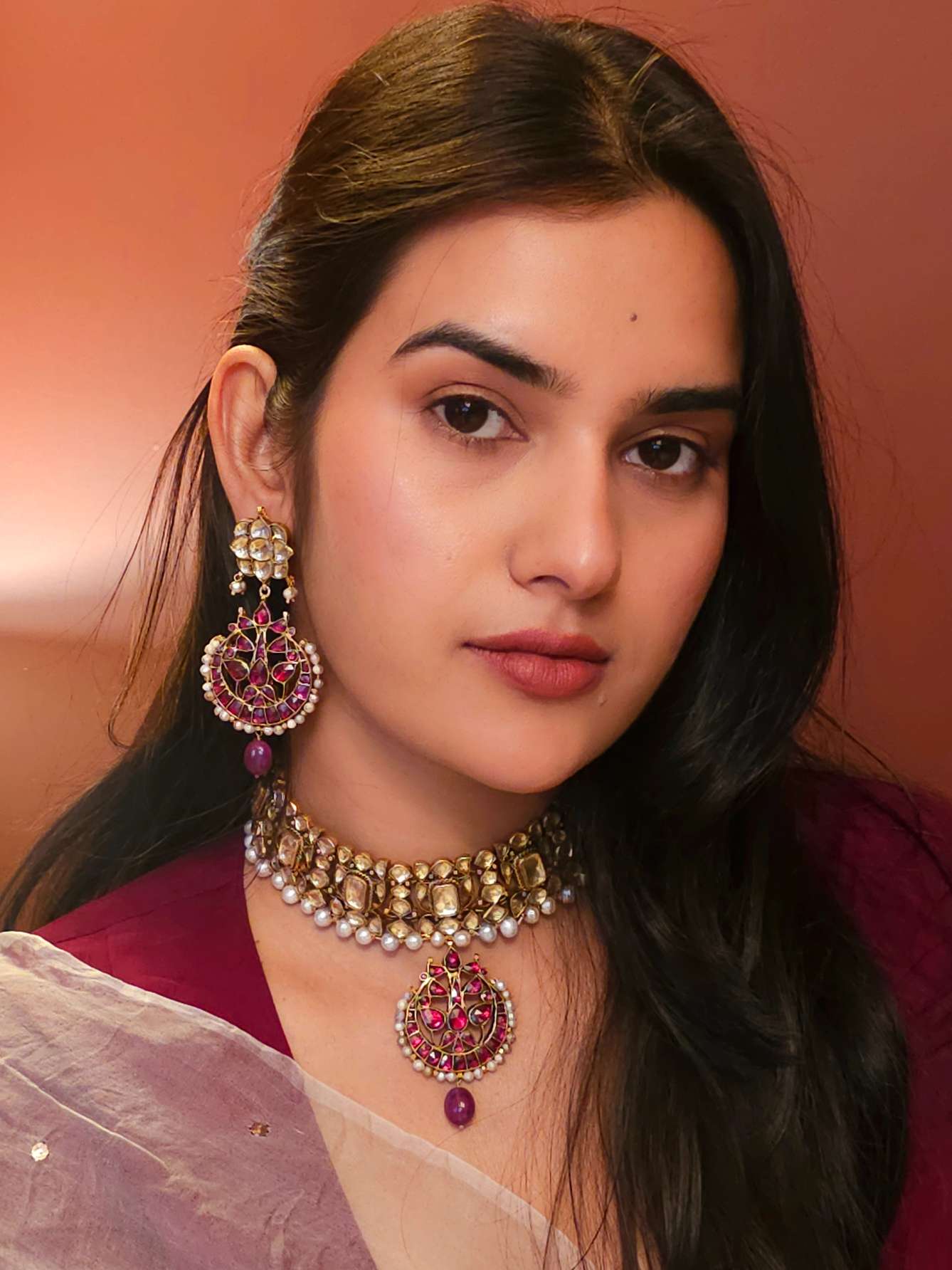 Sandhya tandava necklace set
