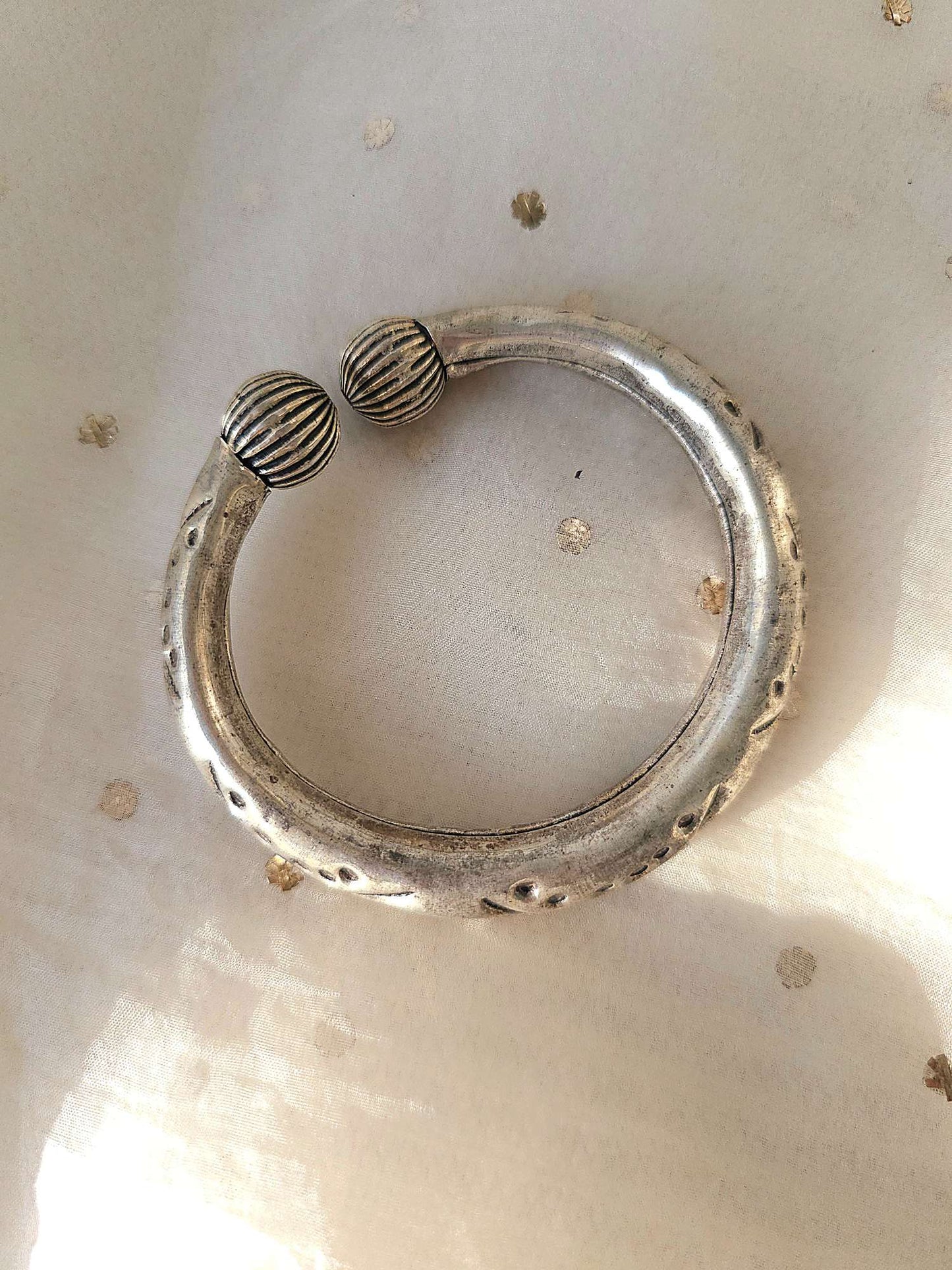 Oxidized bangle