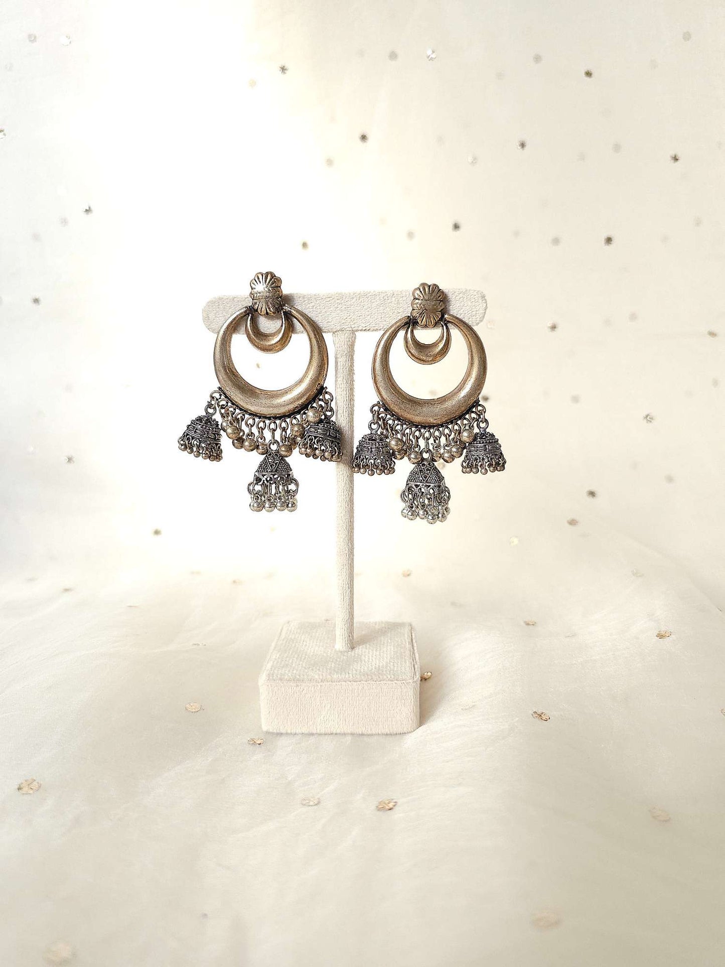 Oxidized earrings