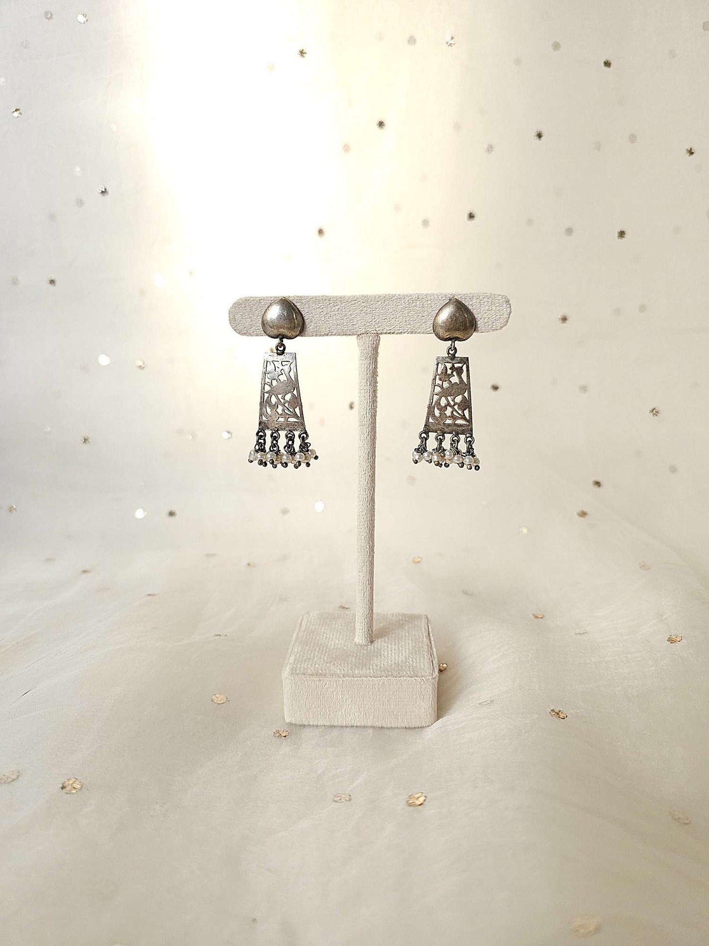 Oxidized earrings