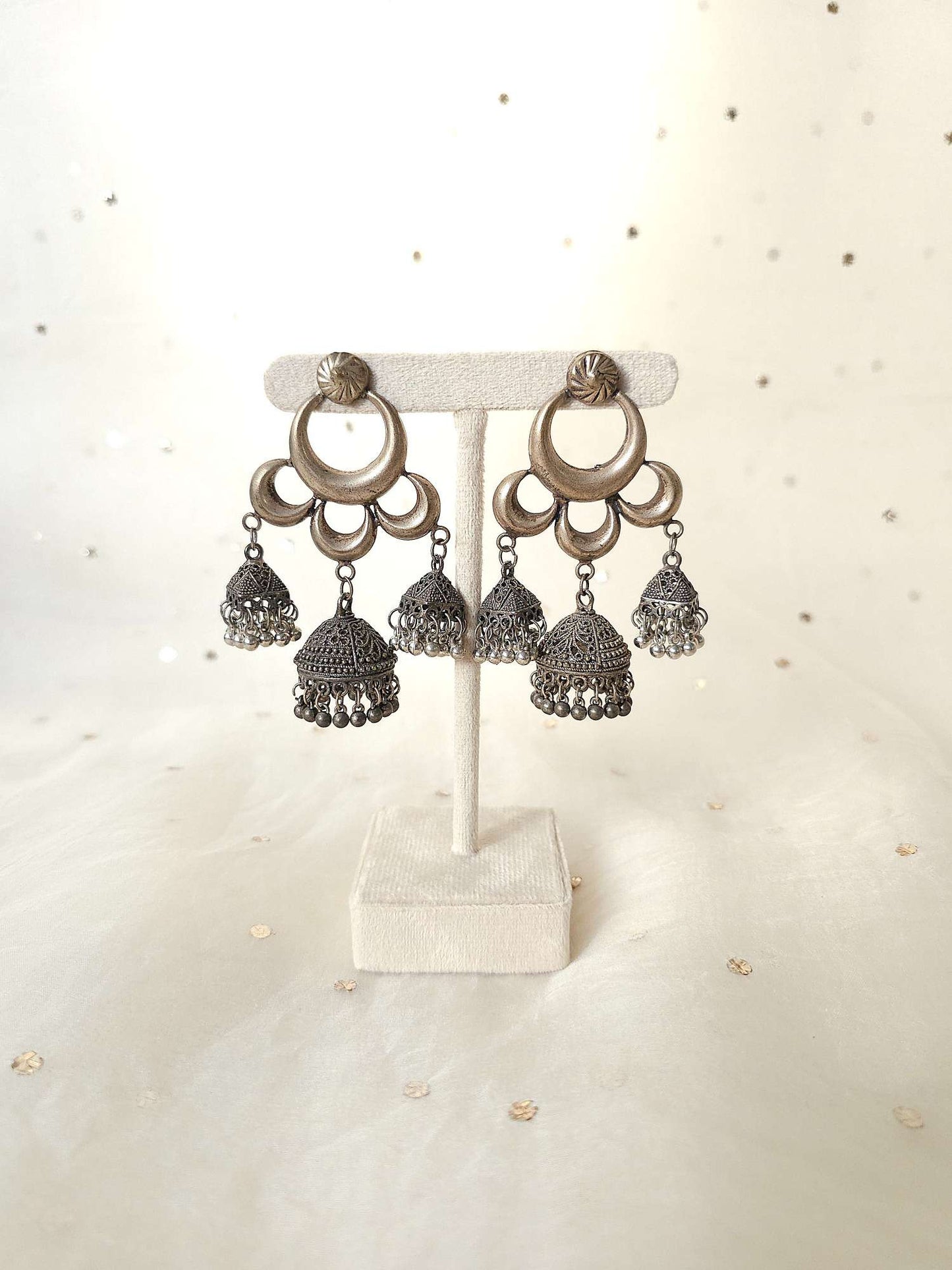 Oxidized earrings
