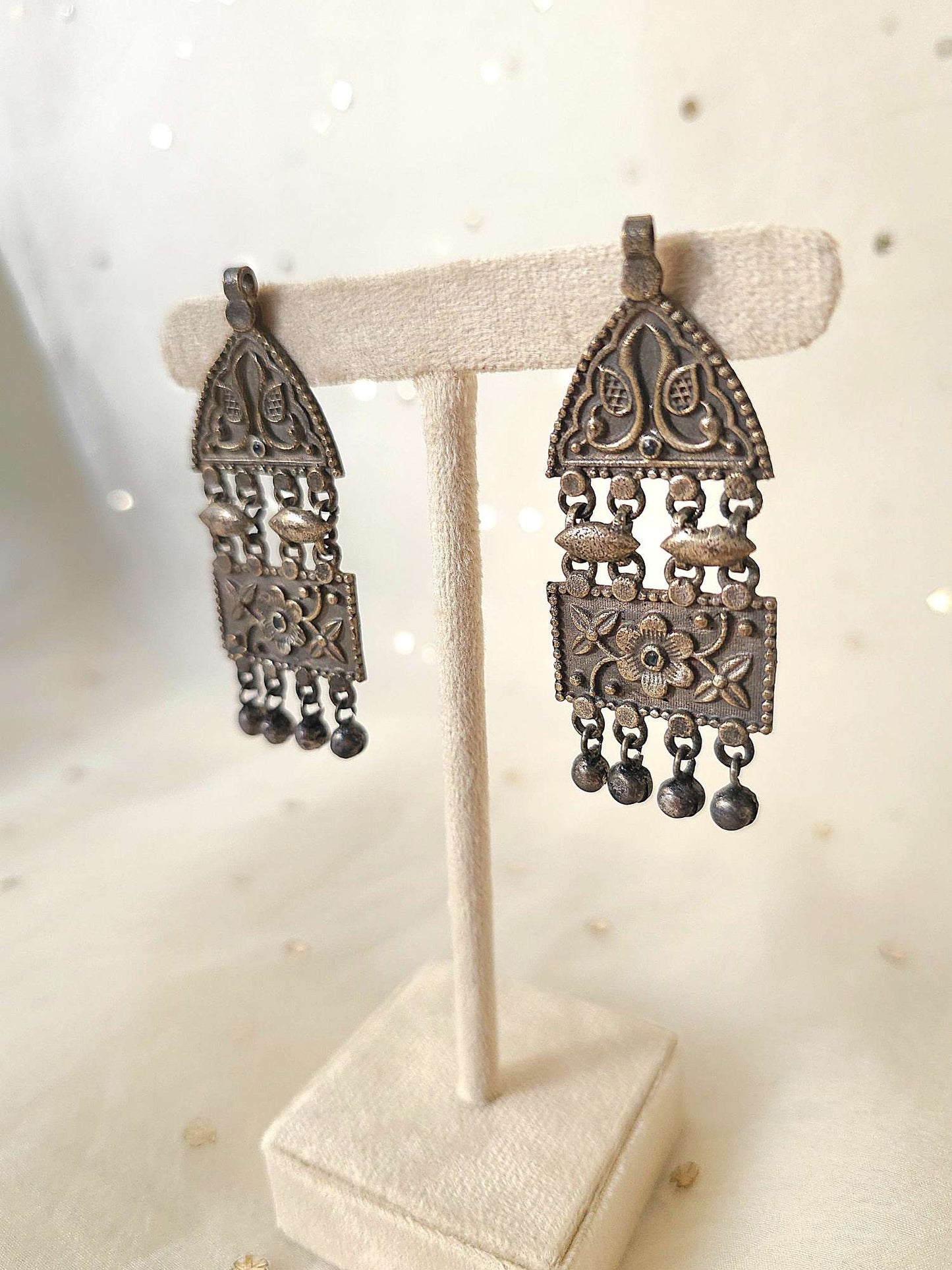Oxidized earrings