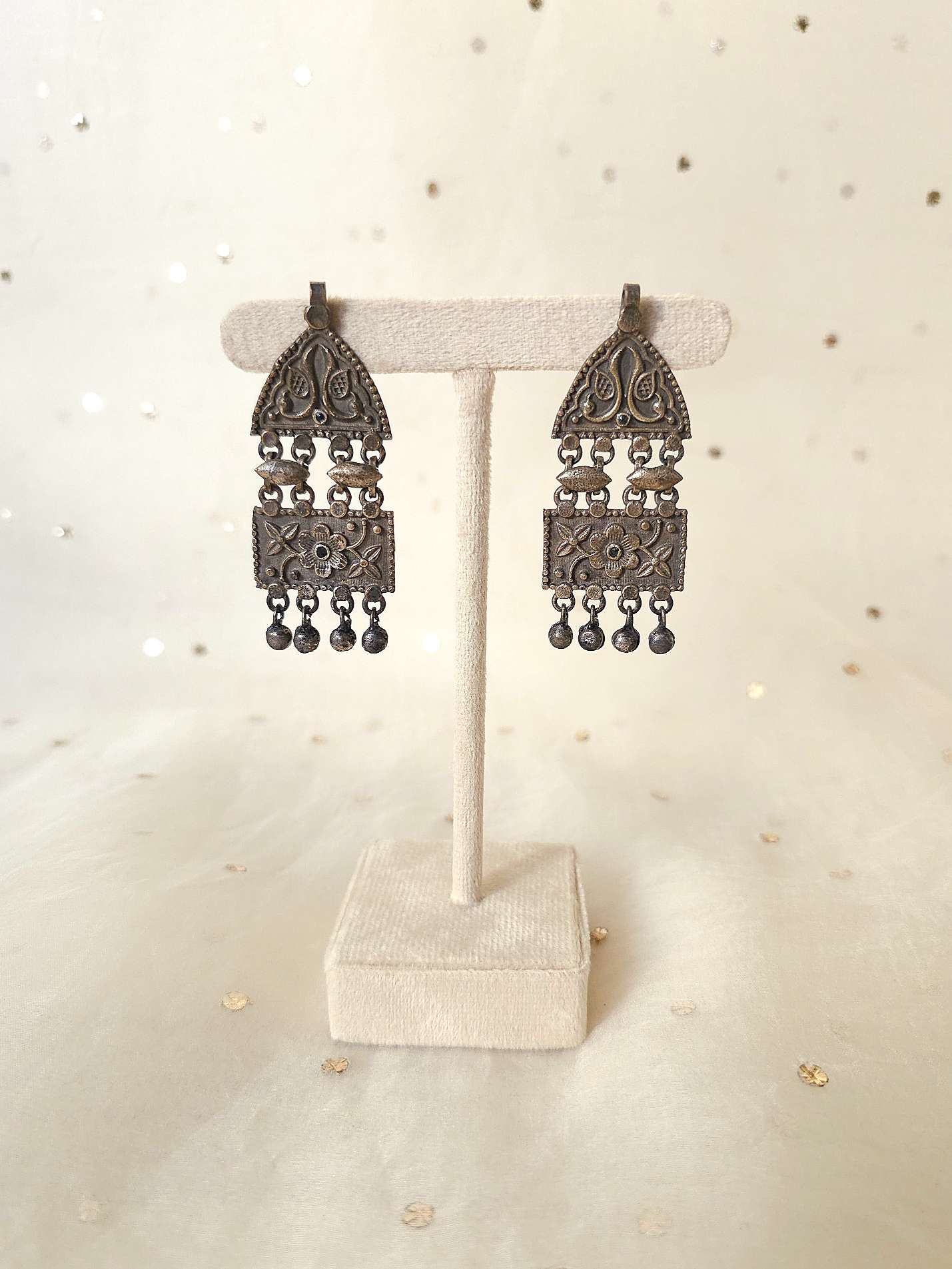 Oxidized earrings