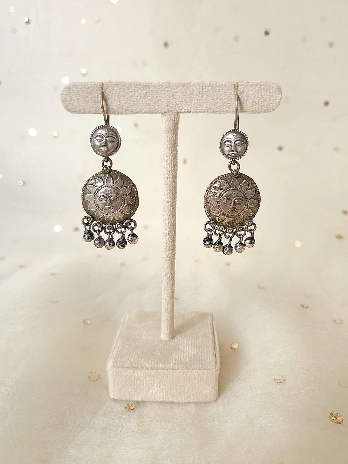 Oxidized earrings