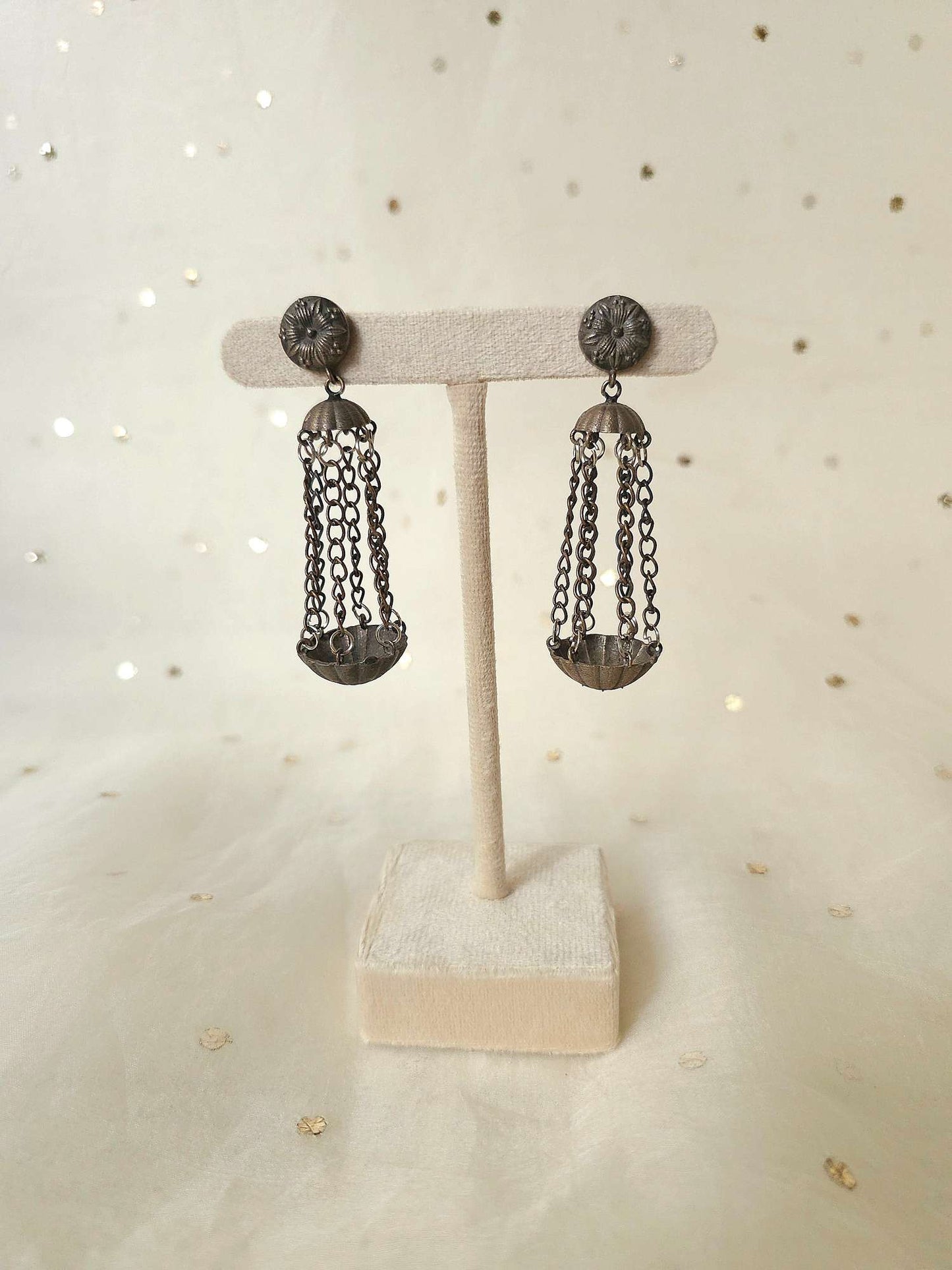 Oxidized earrings