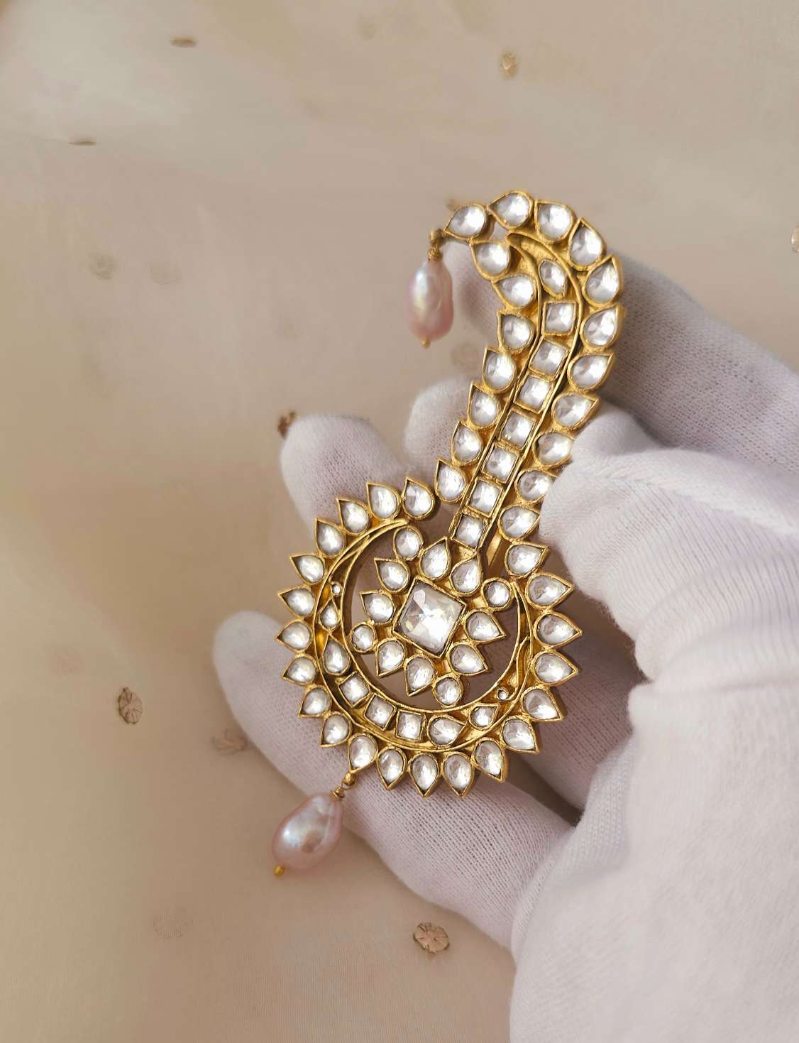 Jayapura silver kilangi brooch