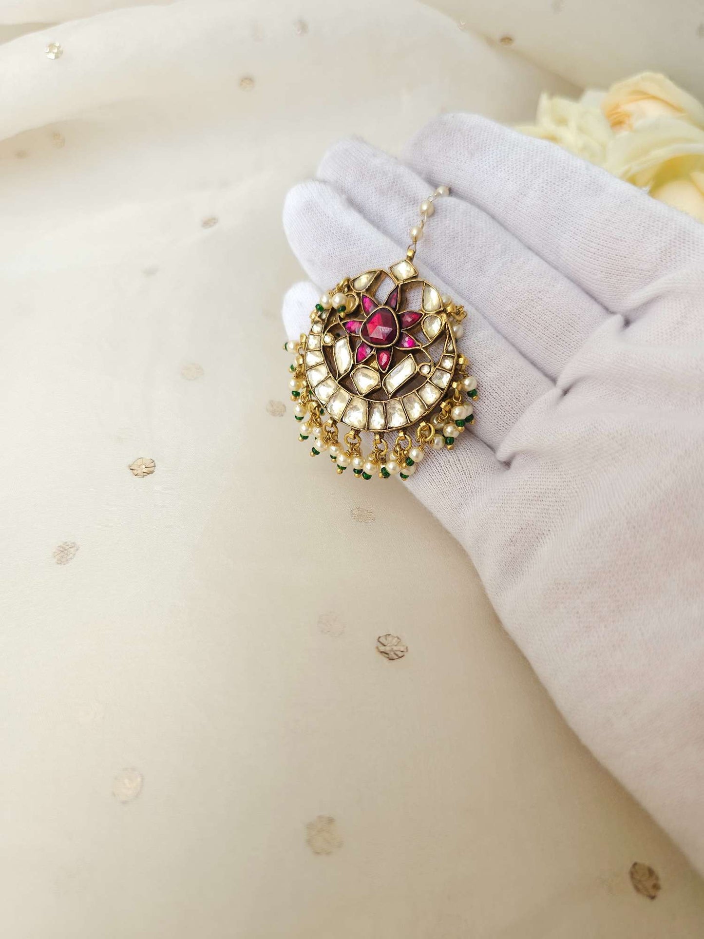 Rhodolite gulkund chand tika