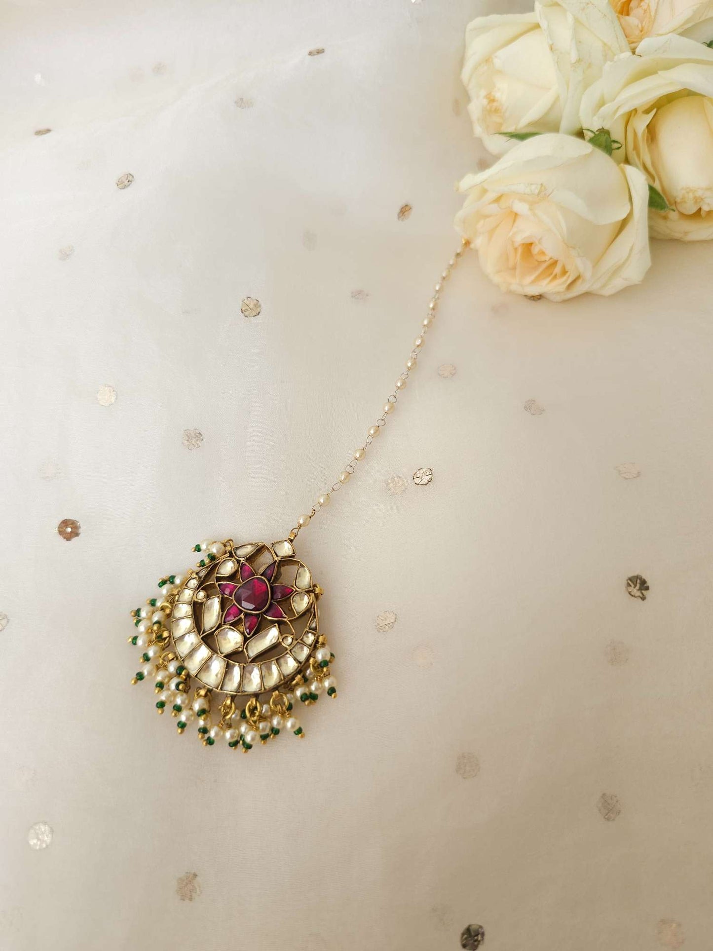 Rhodolite gulkund chand tika