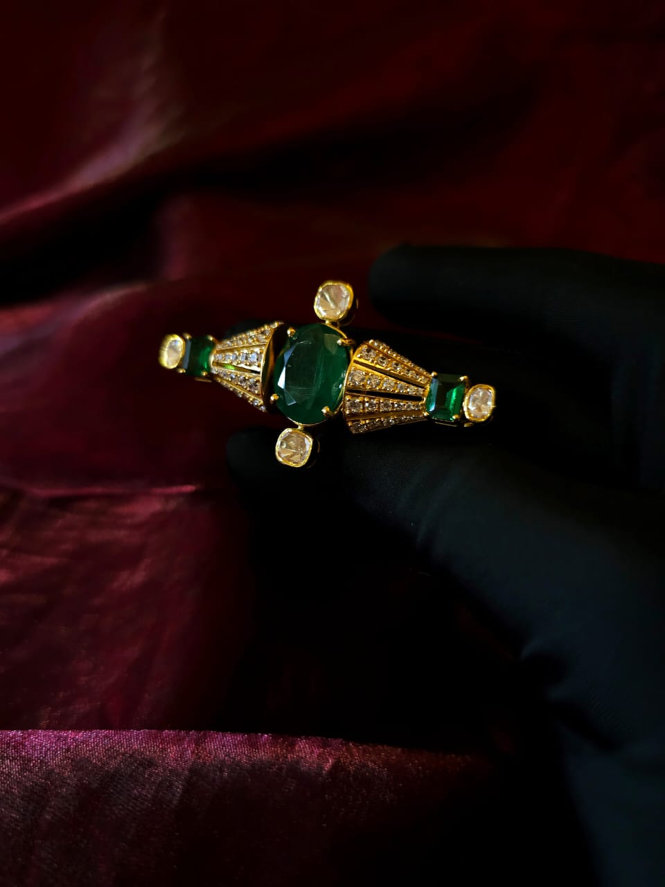 Adolfo silver brooch