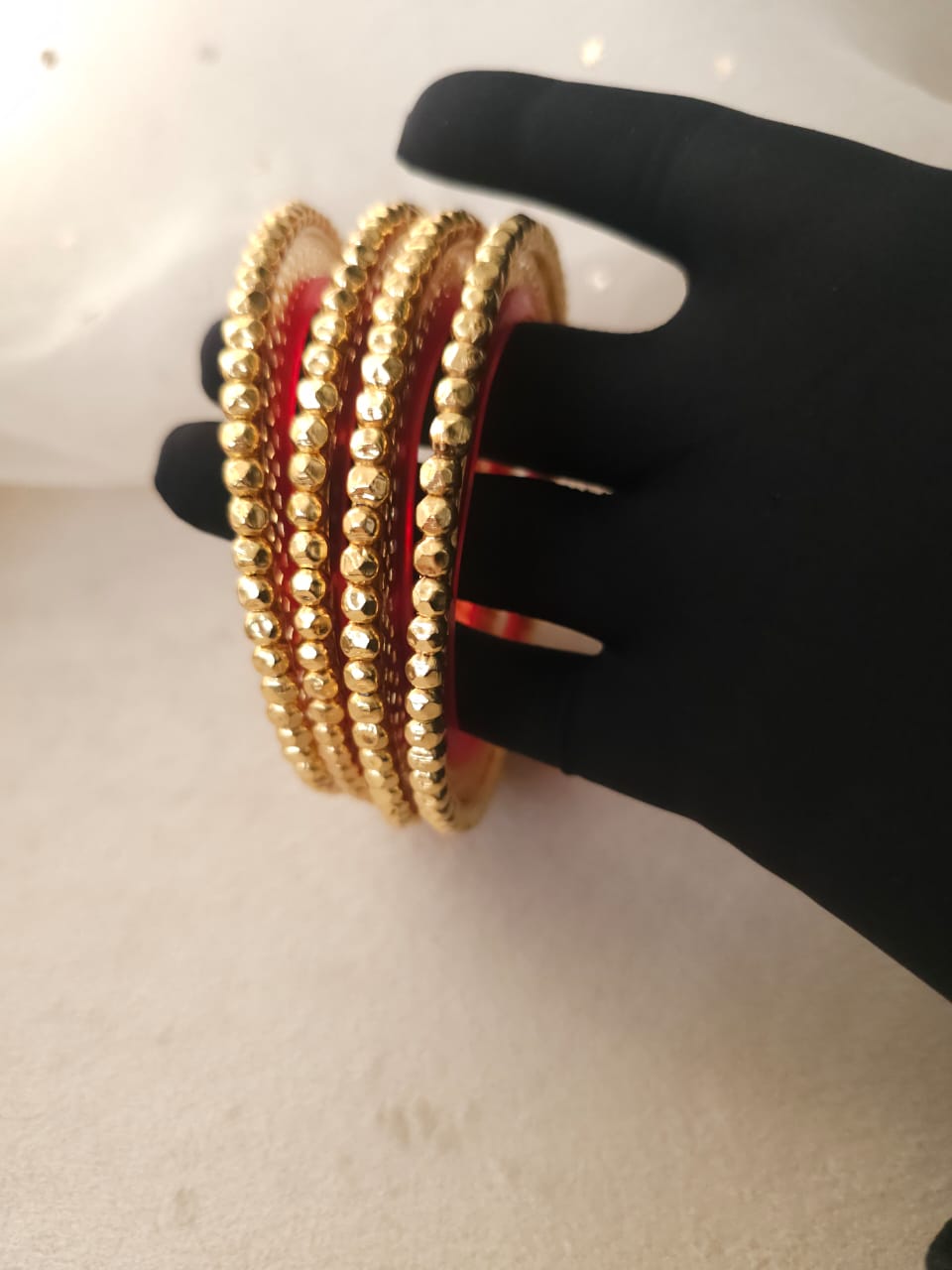 Rajputi mona 4 gokhru bangle set