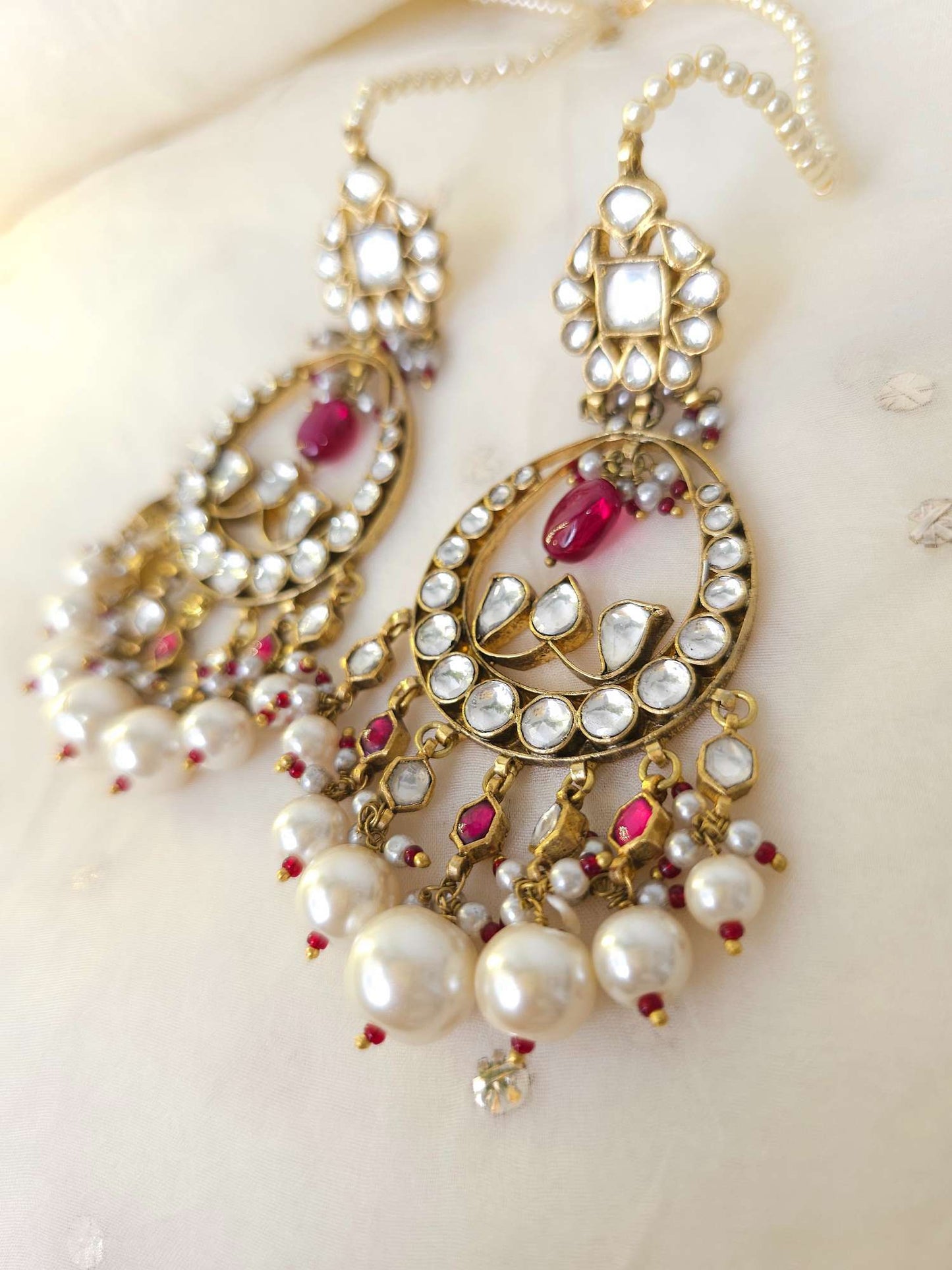 Mr & Mrs 56 chandbali earrings
