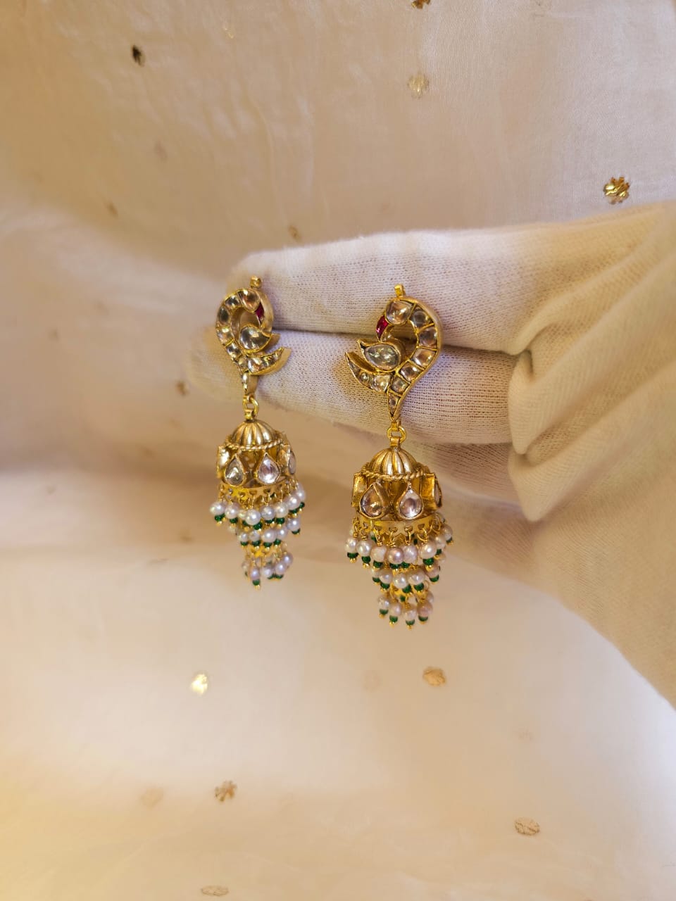 Pepper queen antique jhumkas