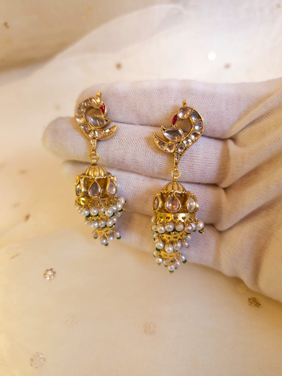 Pepper queen antique jhumkas
