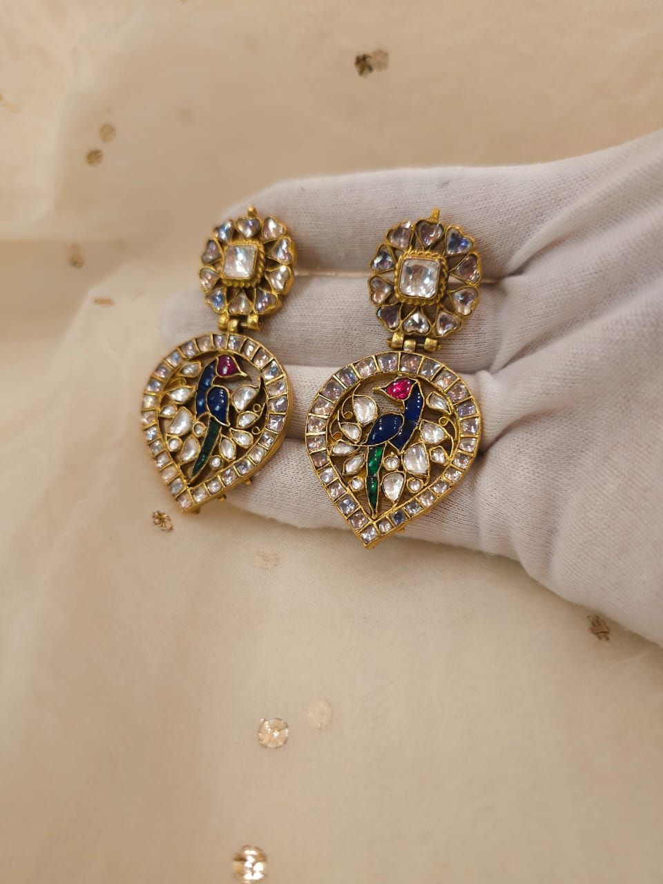 Queen Ayesha antique earrings