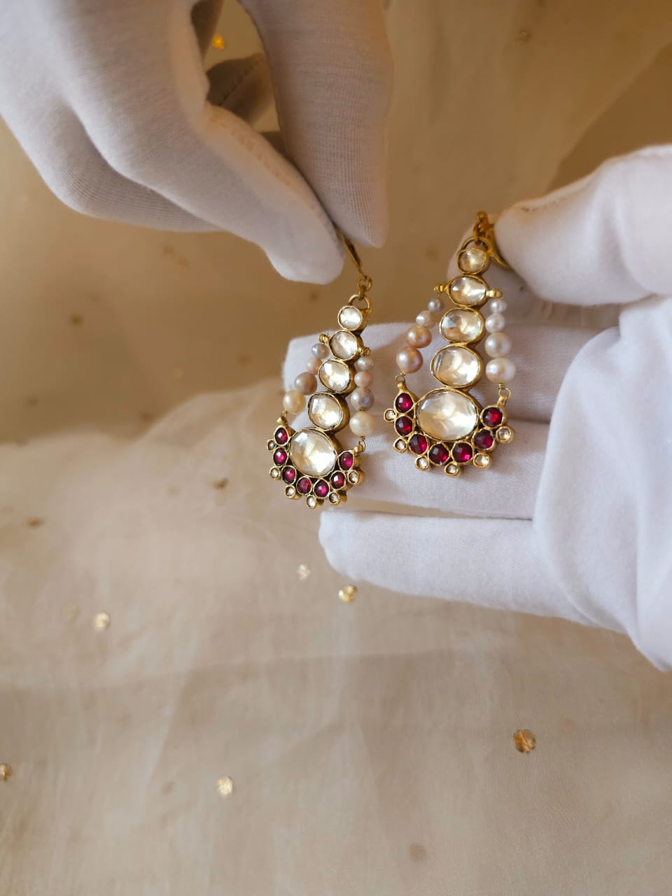 Swarna shranga hook earrings