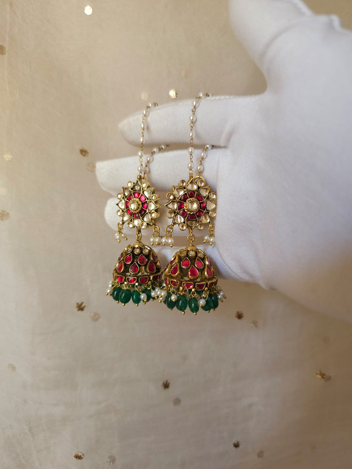 Scarlet affair necklace set
