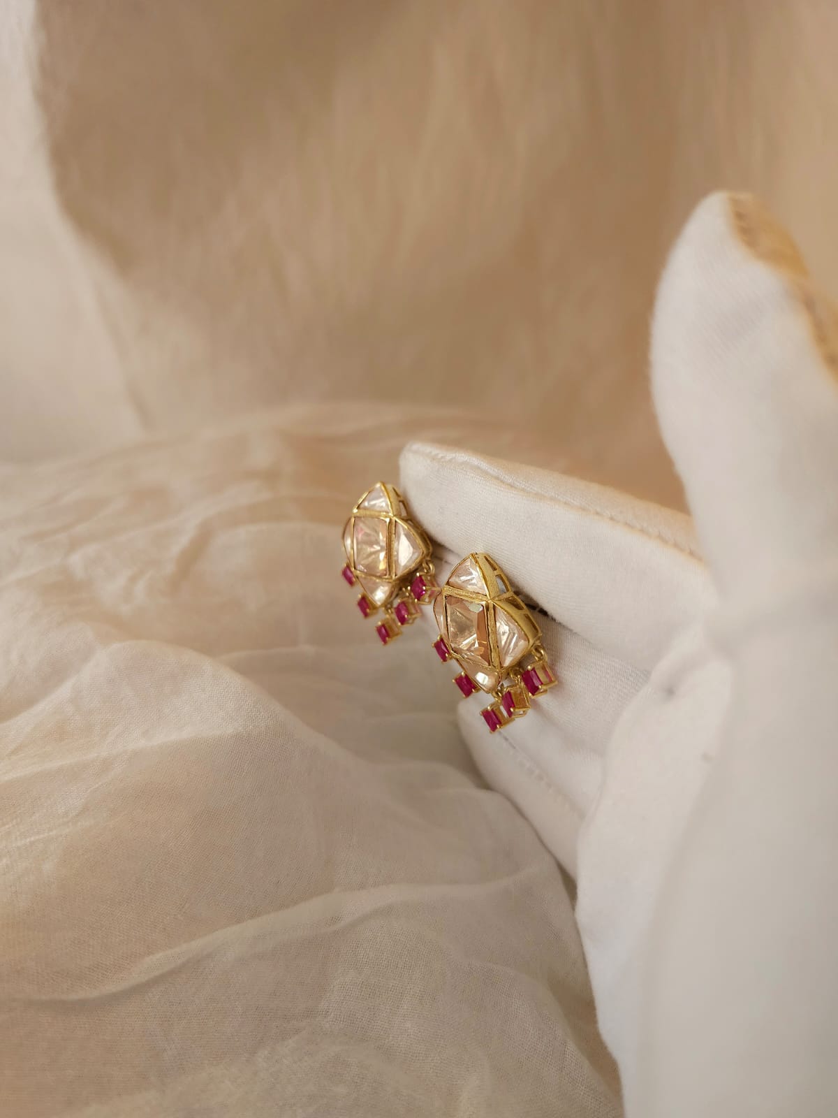 The ruby line queen studs