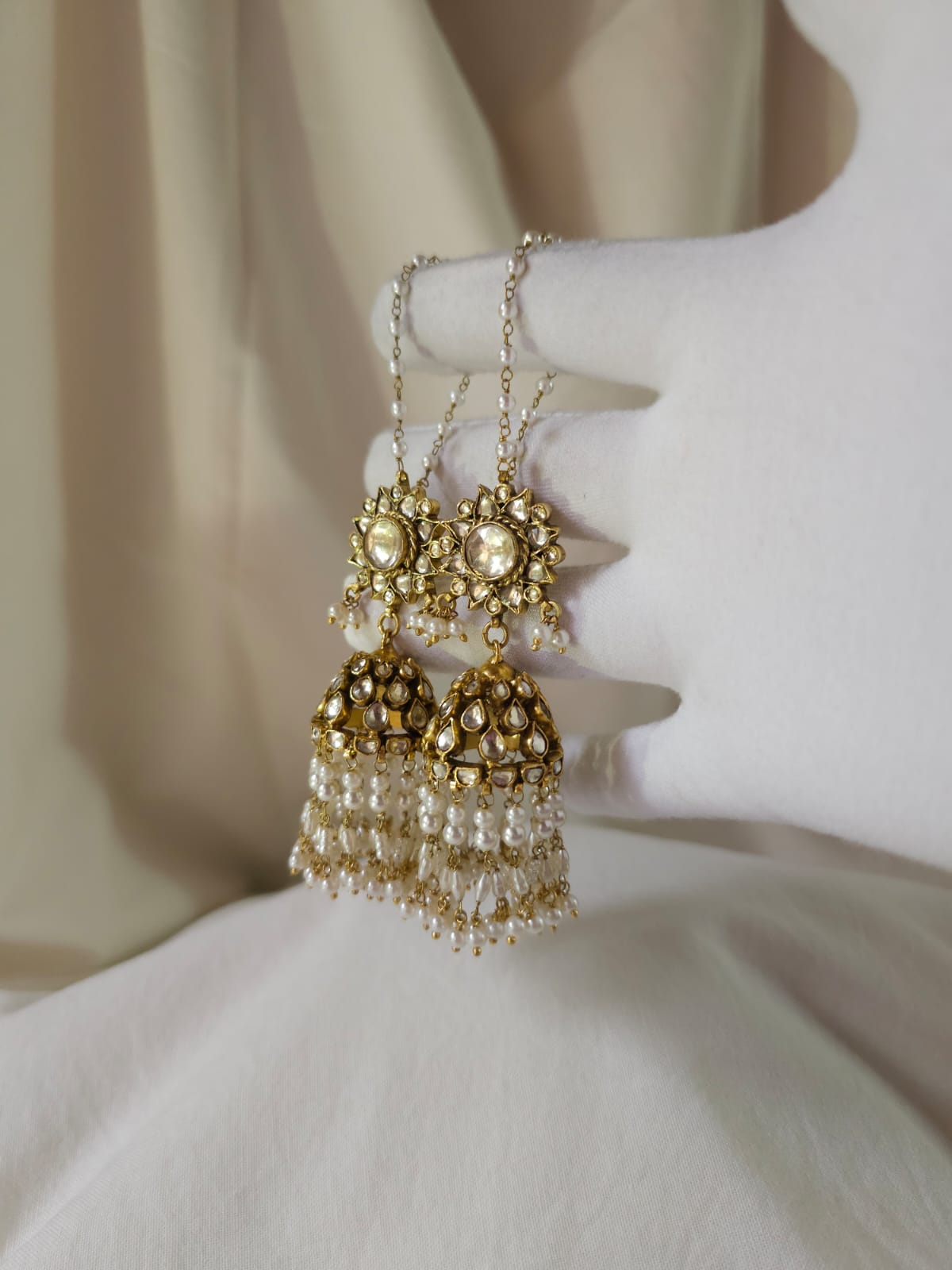 The 4th empress jhumkas
