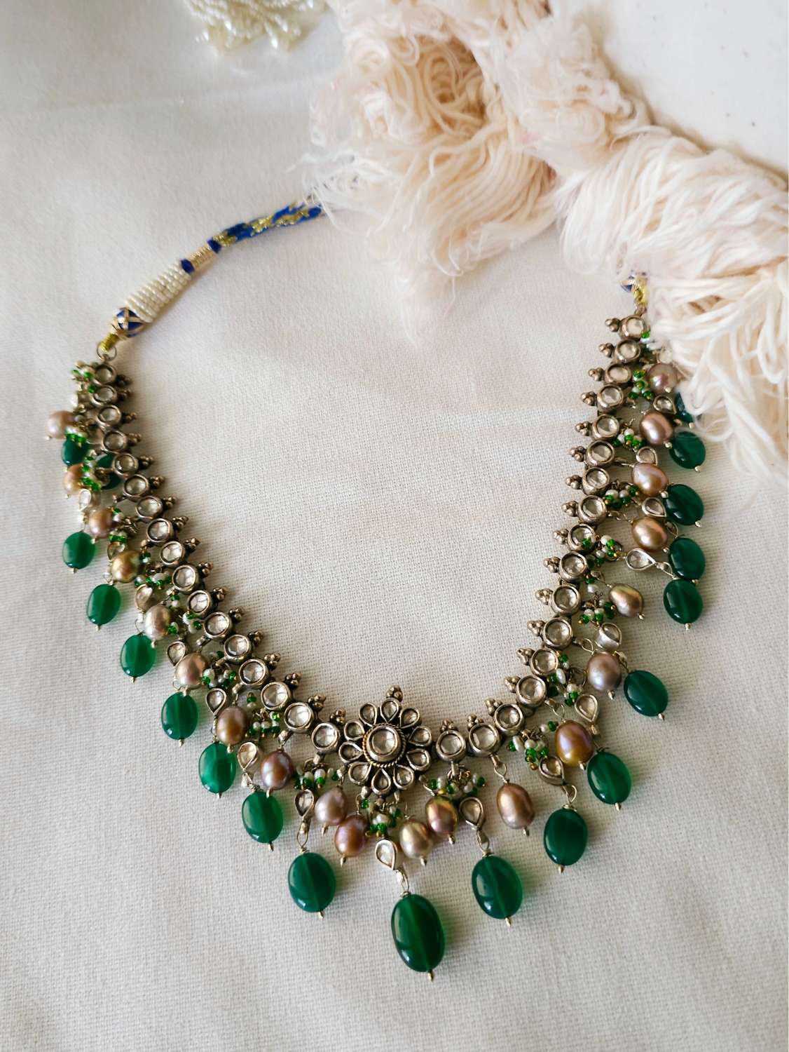 Falak haar silver necklace