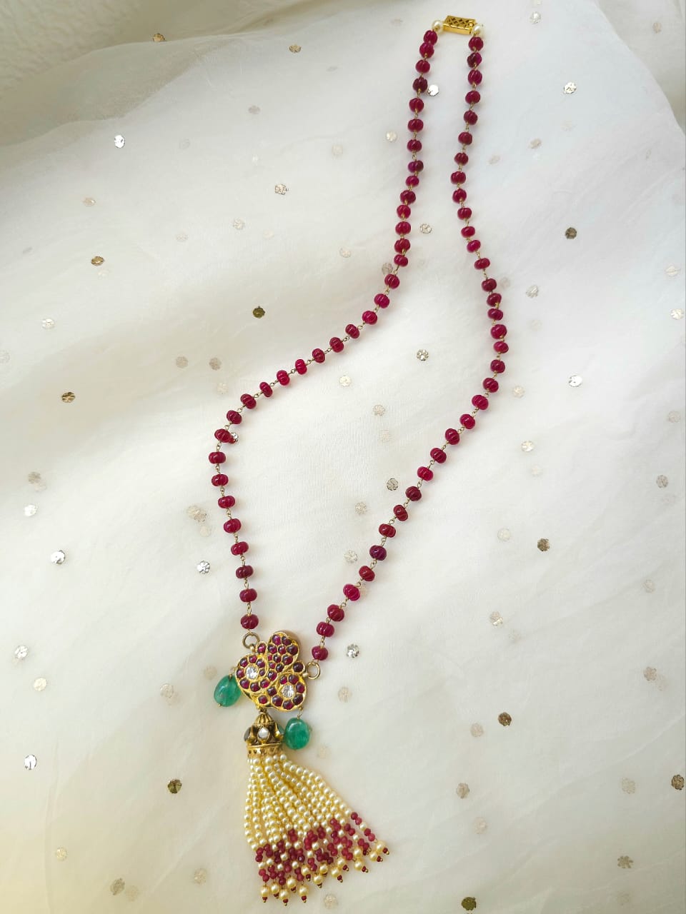 Vasuki tassel necklace