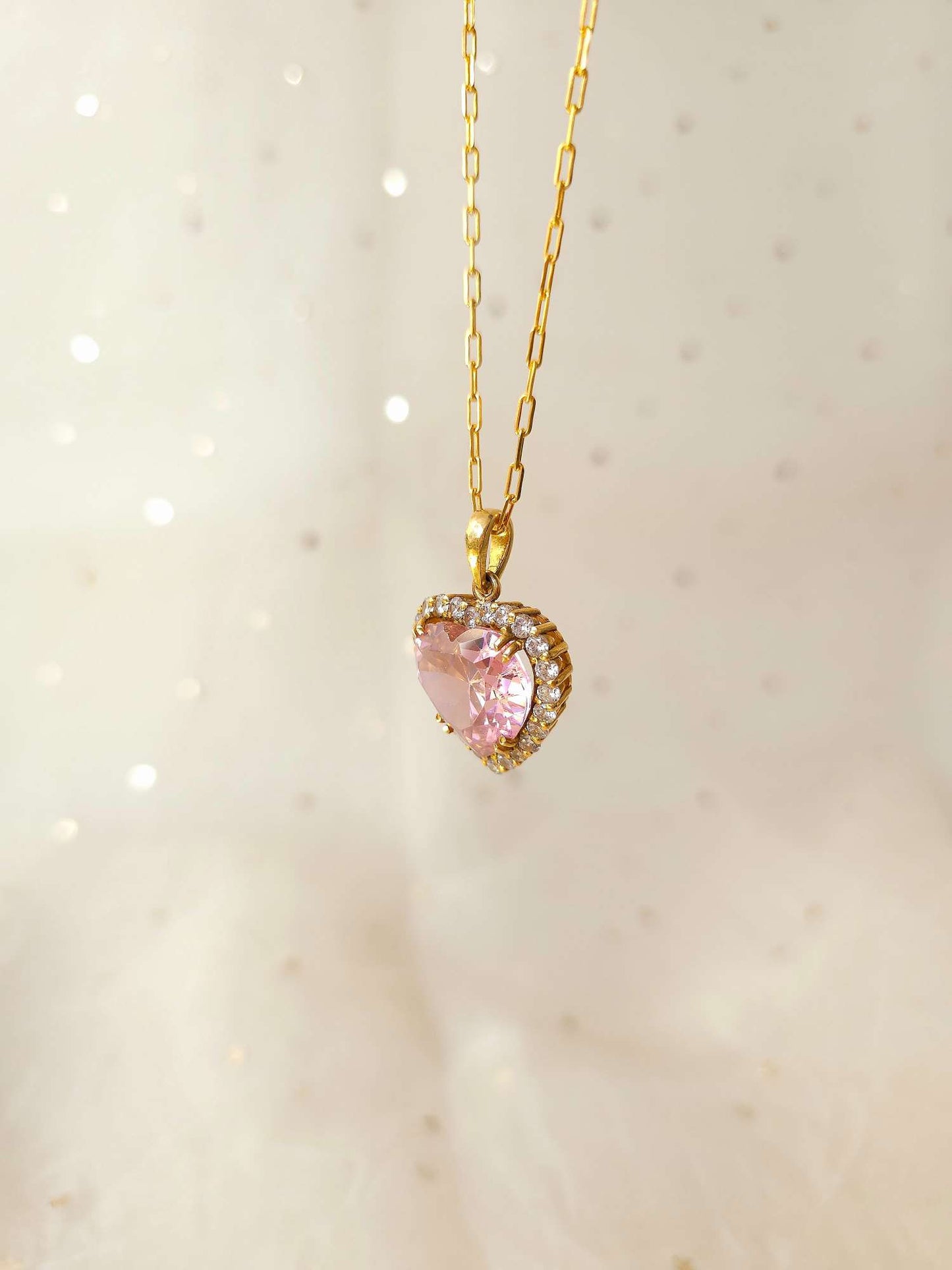 Pink cupcake silver necklace