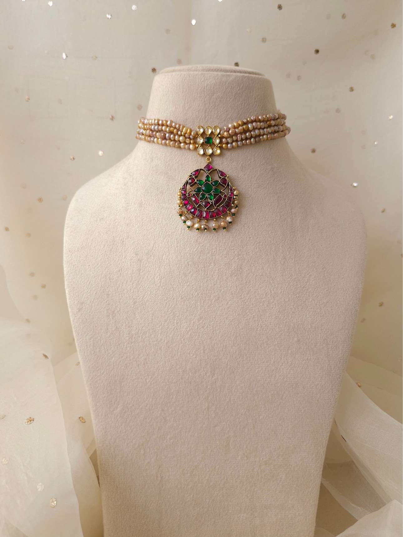 Banarasi pearl choker