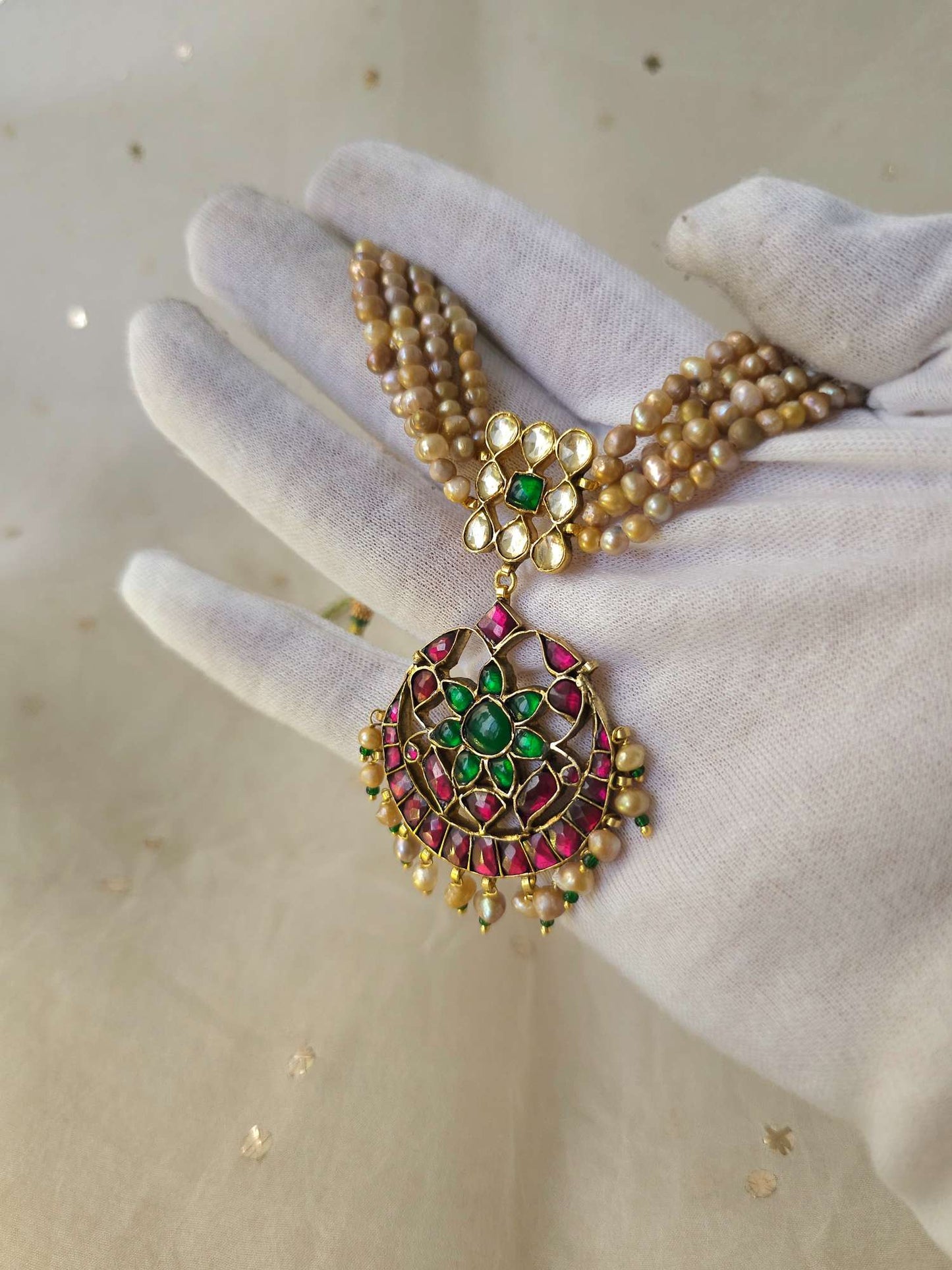 Banarasi pearl choker