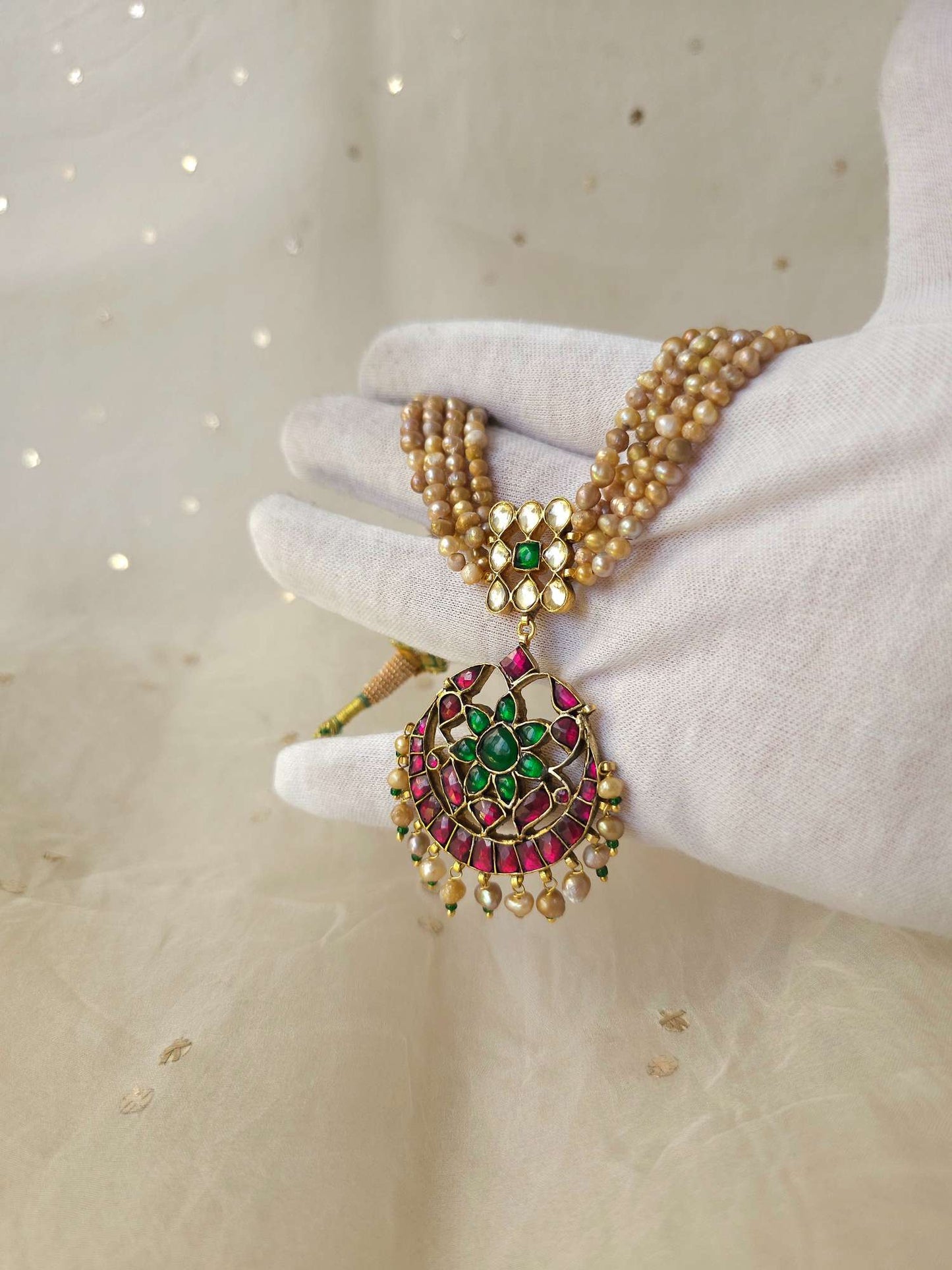 Banarasi pearl choker