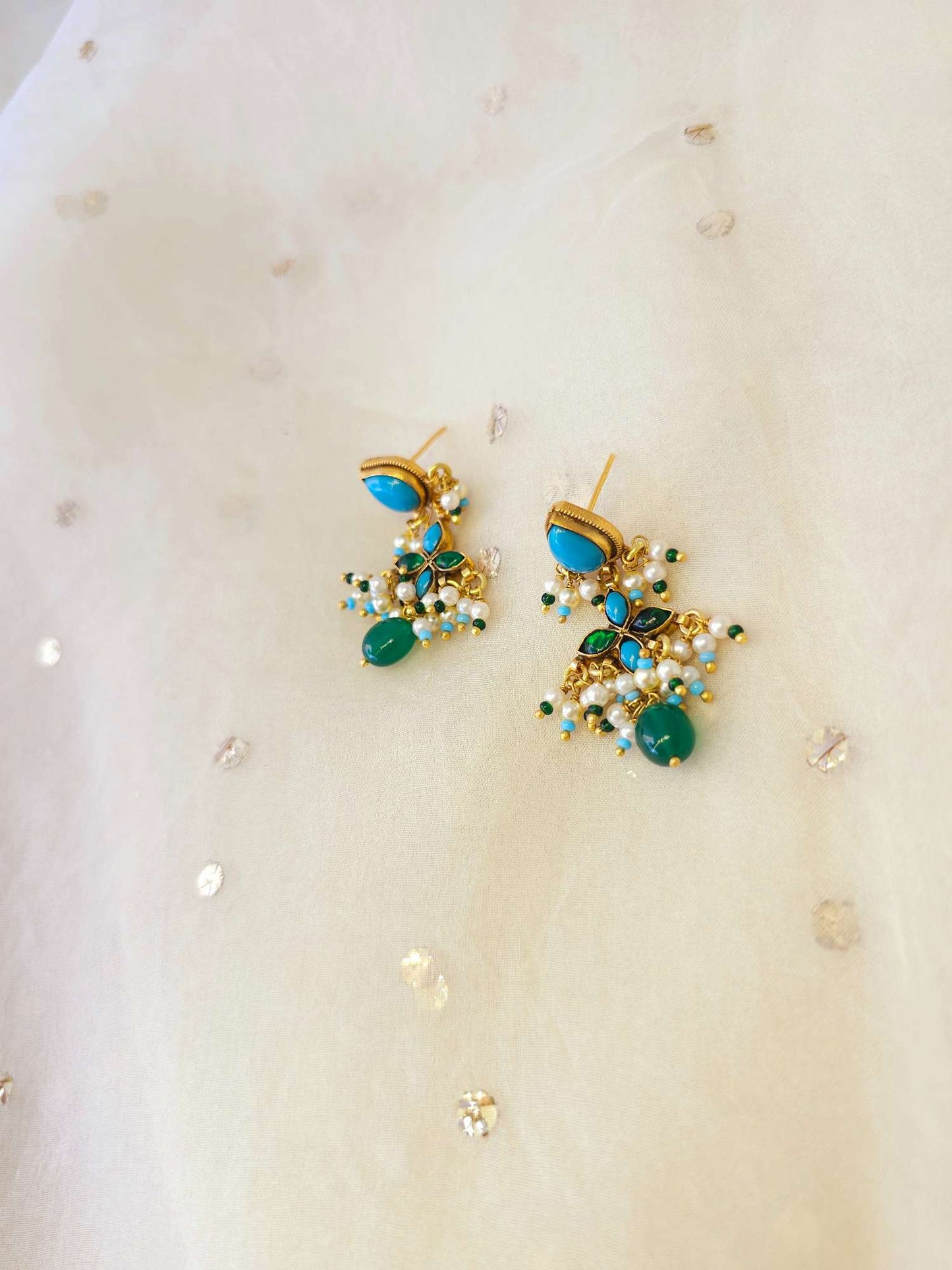 Paan kamal long necklace set