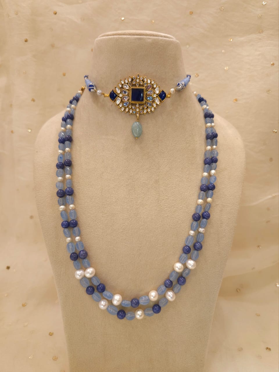 Ryul tso unisex kantha necklace