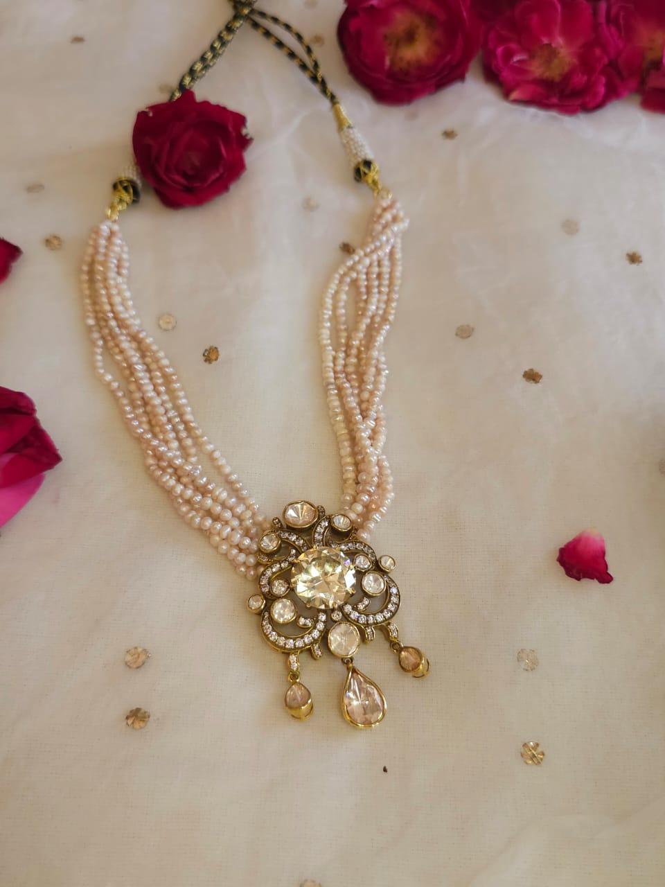 Victoria dawn silver necklace