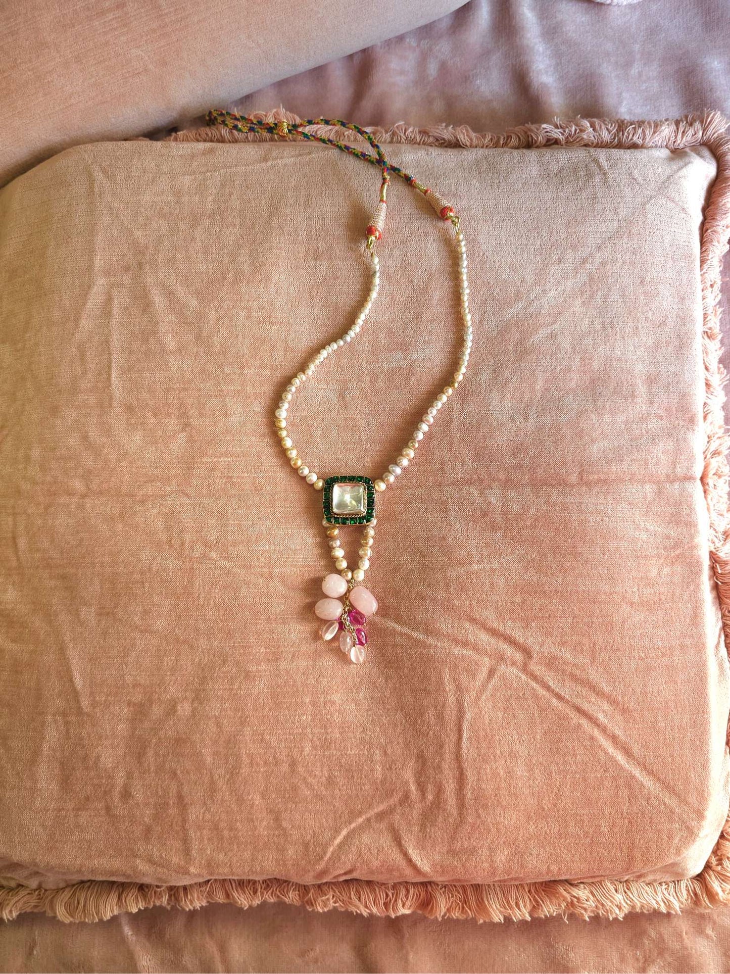 Marshmallow pillow necklace