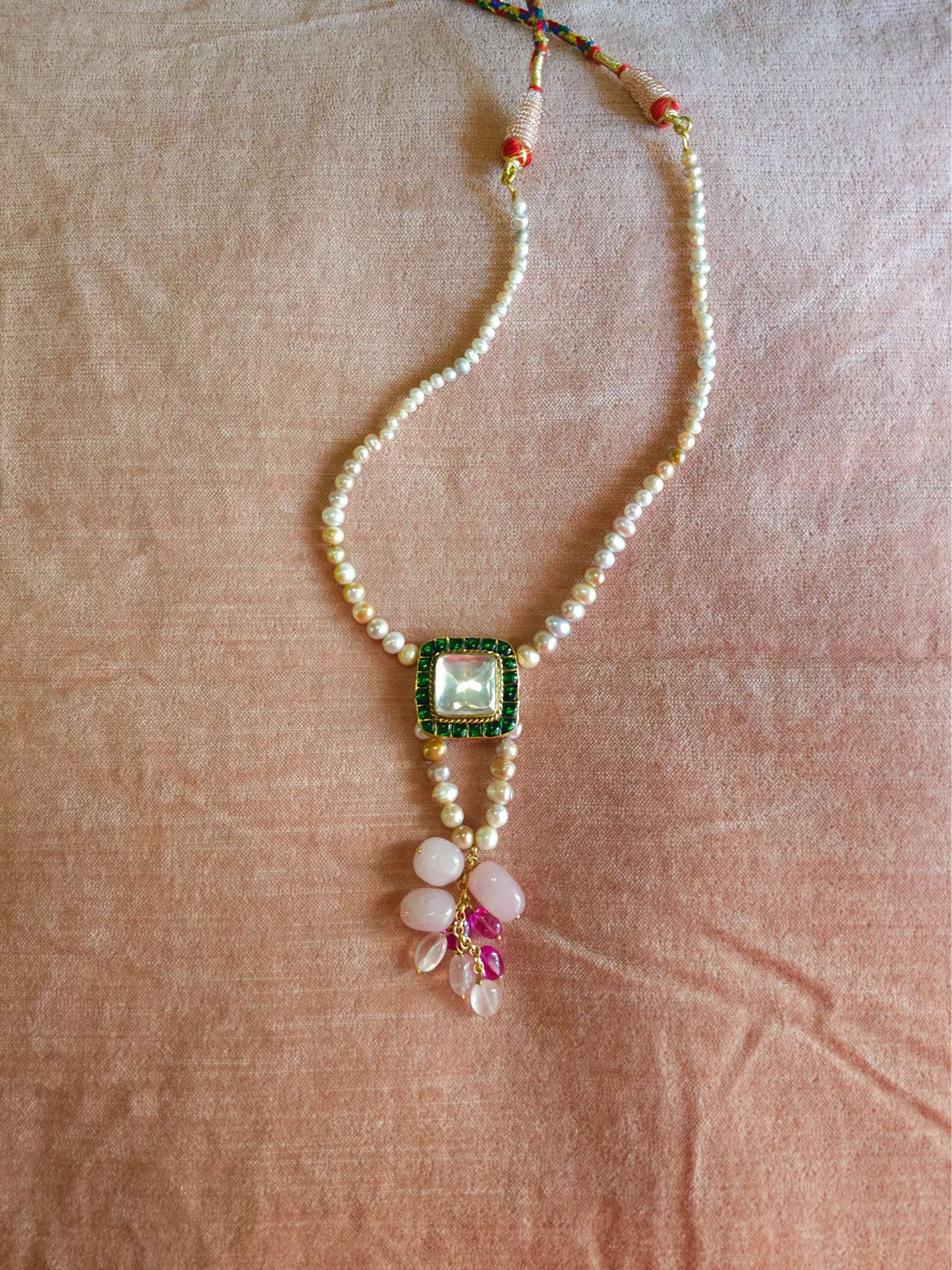 Marshmallow pillow necklace