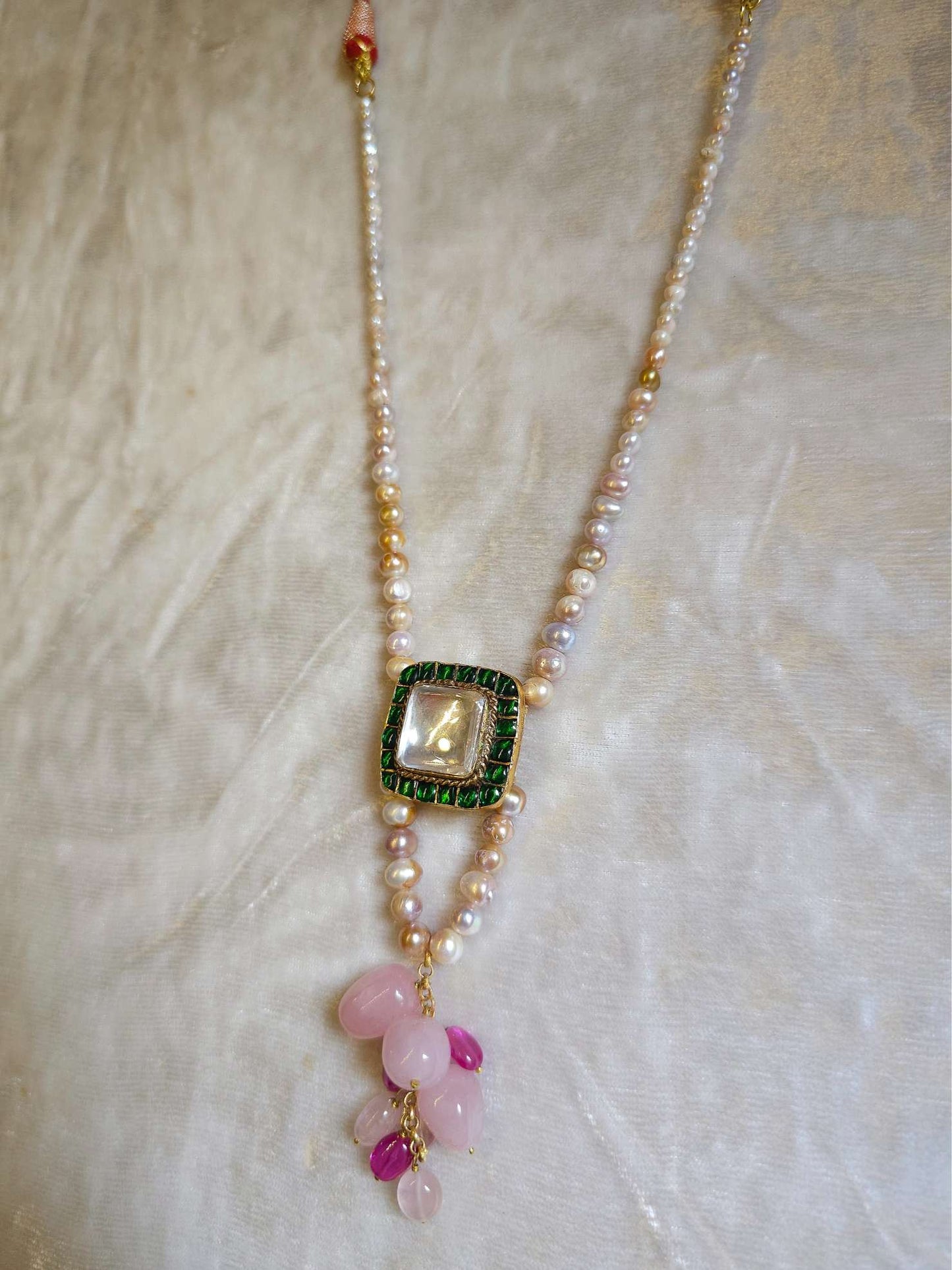 Marshmallow pillow necklace