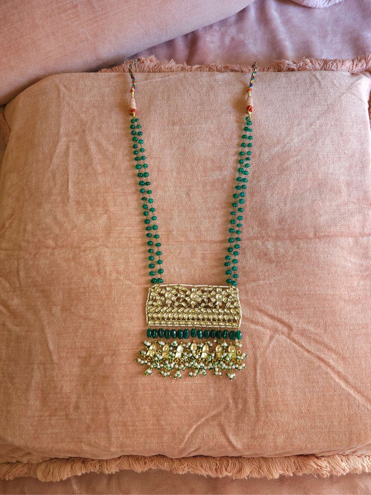 Kanchanmala onyx necklace