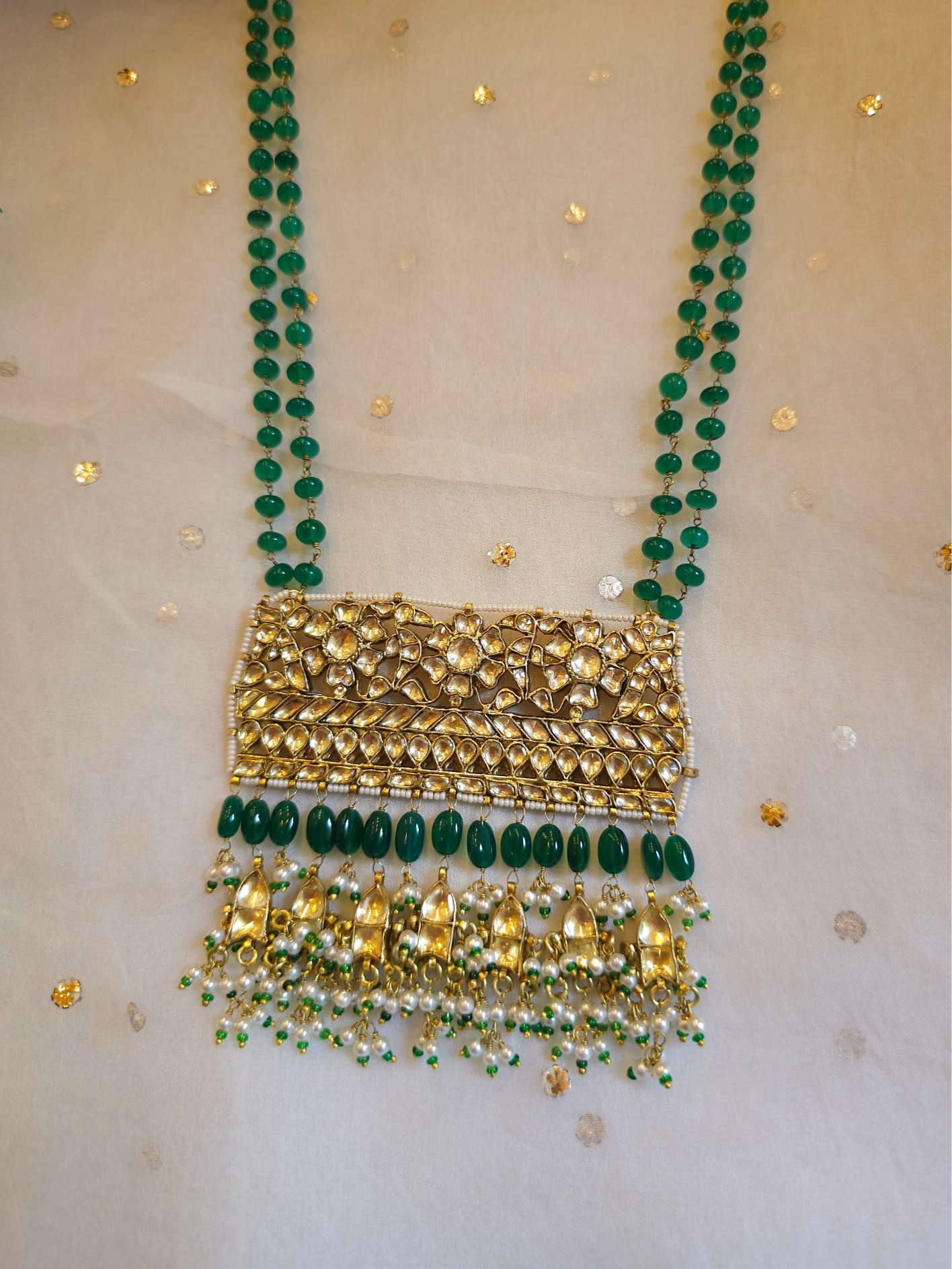 Kanchanmala onyx necklace