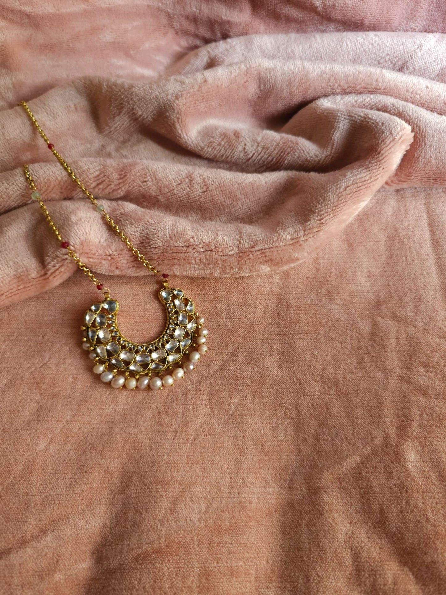 Himalia moon chain necklace