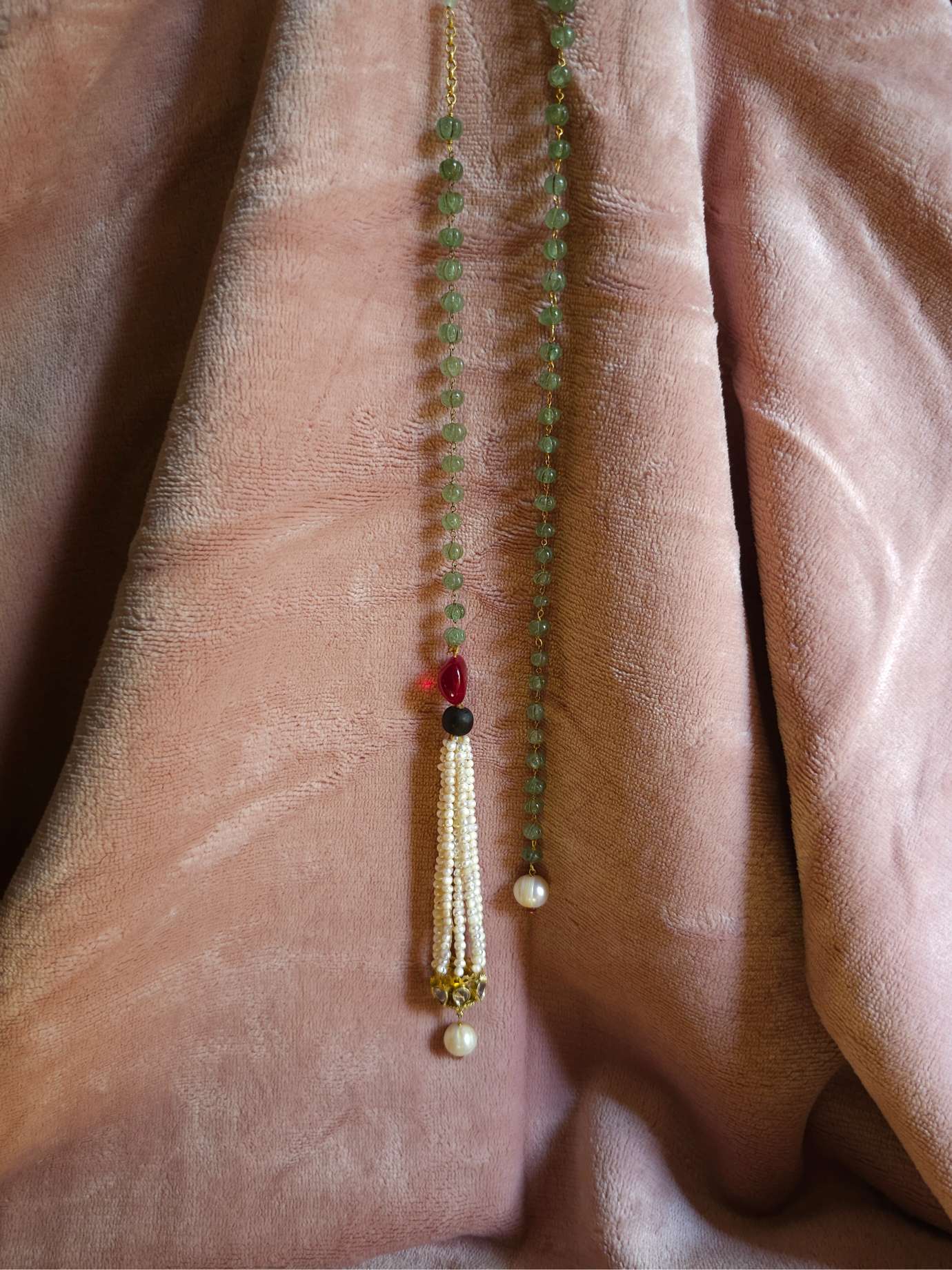 Snowdrop open-ended necklace
