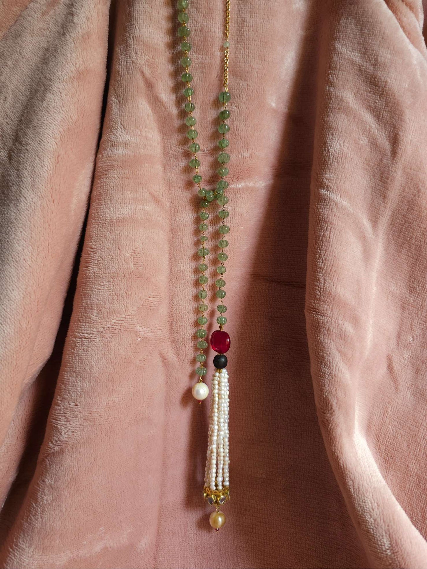 Snowdrop open-ended necklace