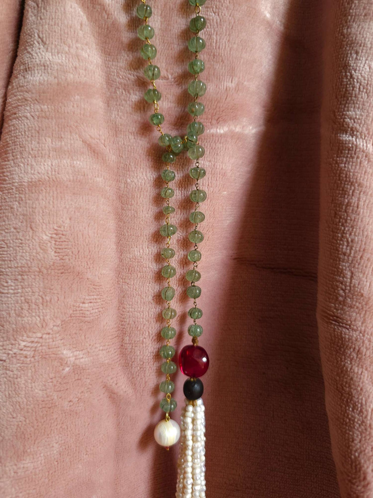Snowdrop open-ended necklace