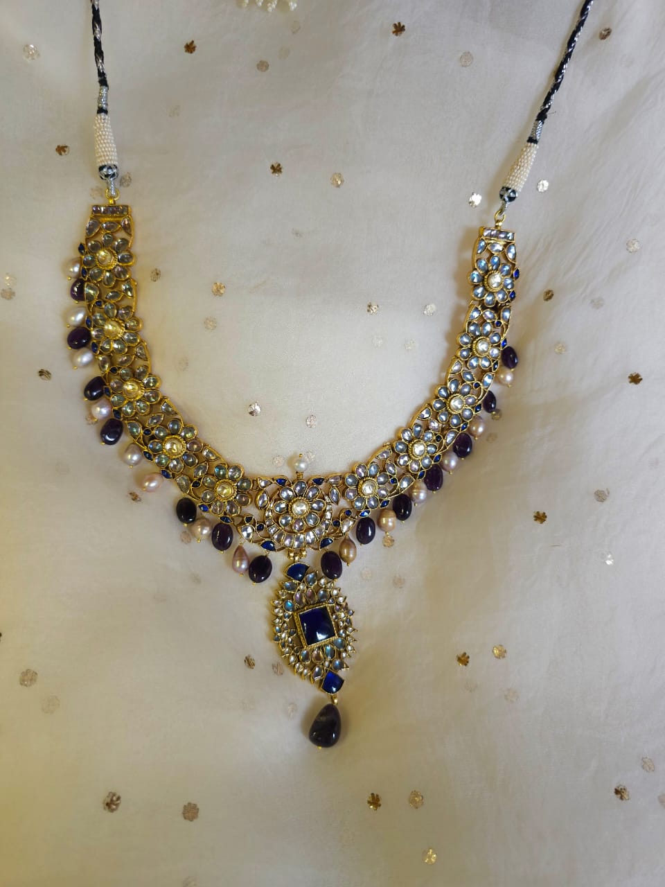 Pop nakshatra amethyst necklace