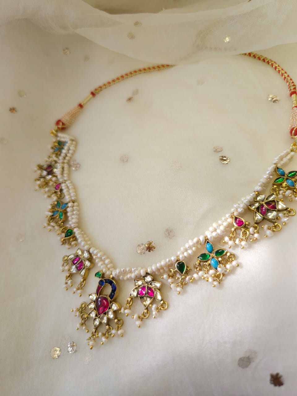 Harit-kama pearl necklace