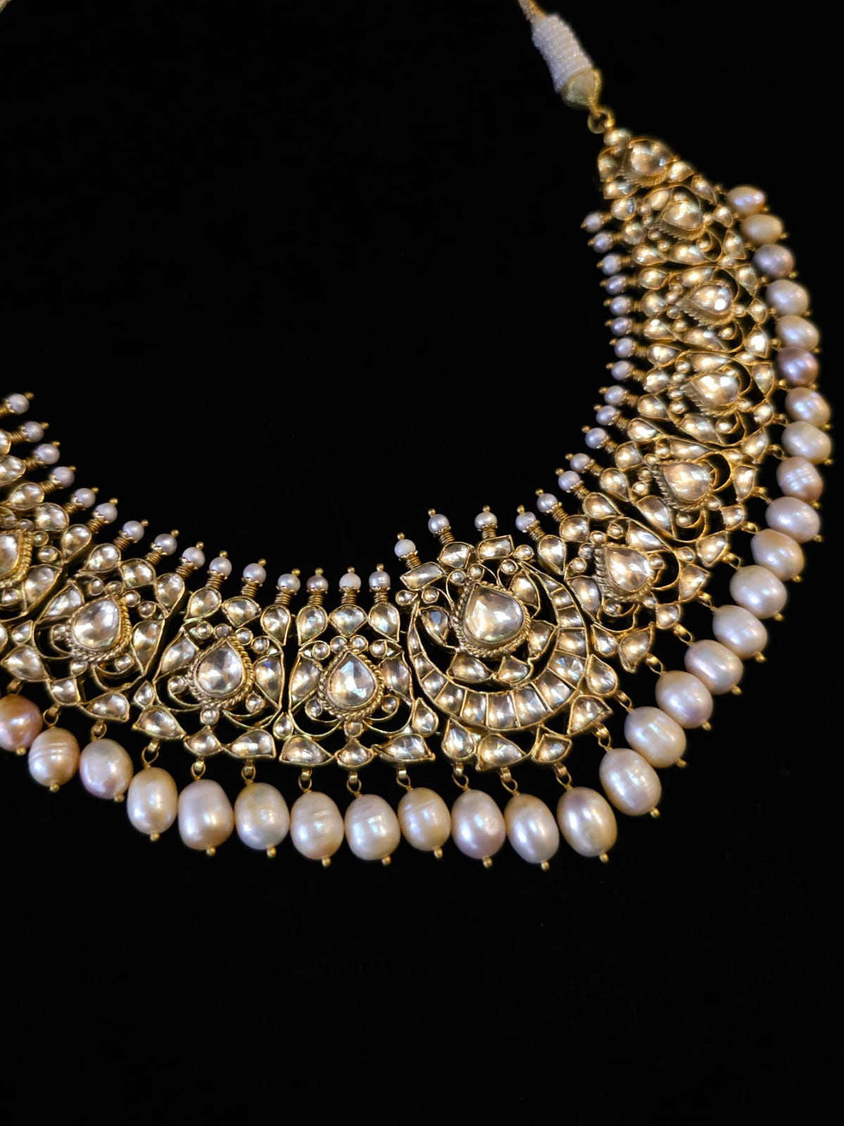 Queen of 19th century silver necklace