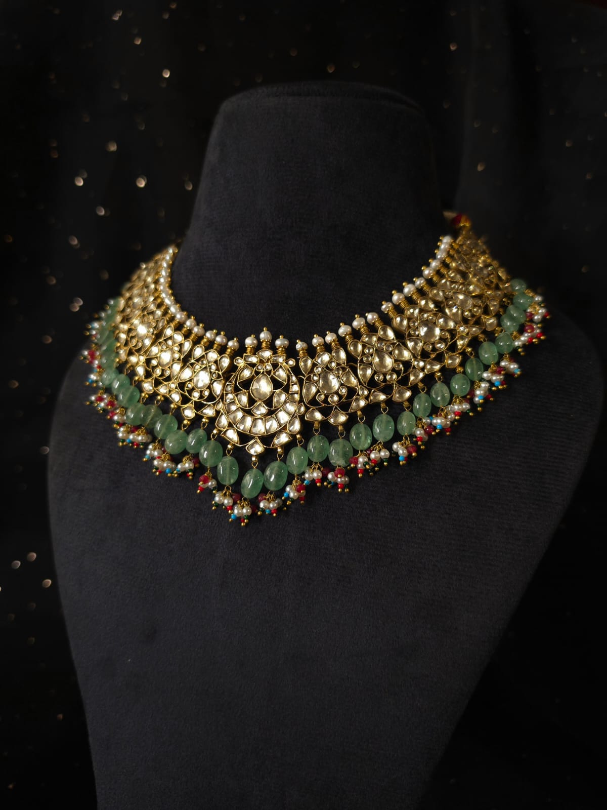 Chandra taal queen necklace set