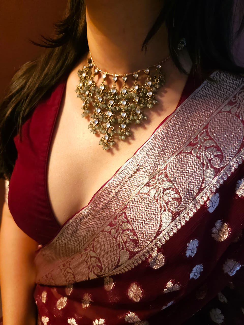 Muscat berry necklace
