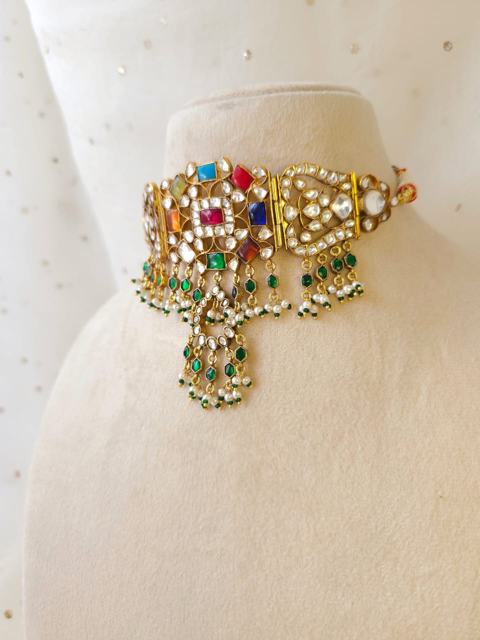 Navgraha kirti choker necklace