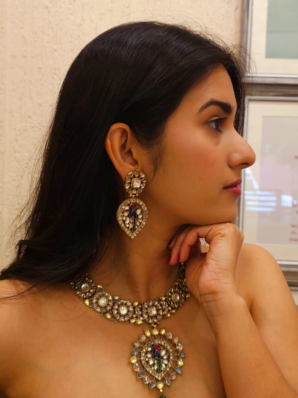 Queen Ayesha antique earrings