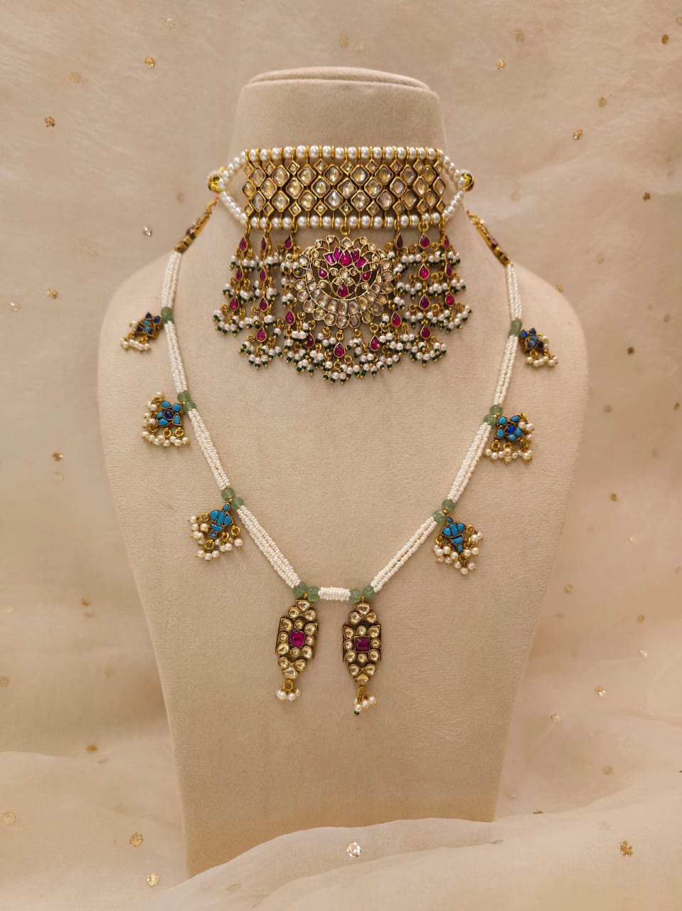 Tripura tandava necklace